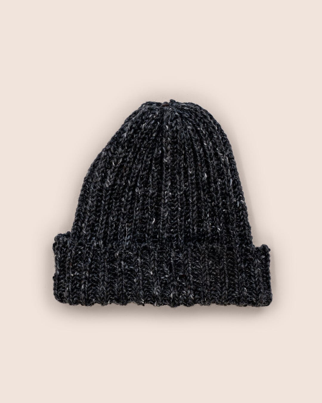 Skye Made in England Wool Beanie in Charcoal
