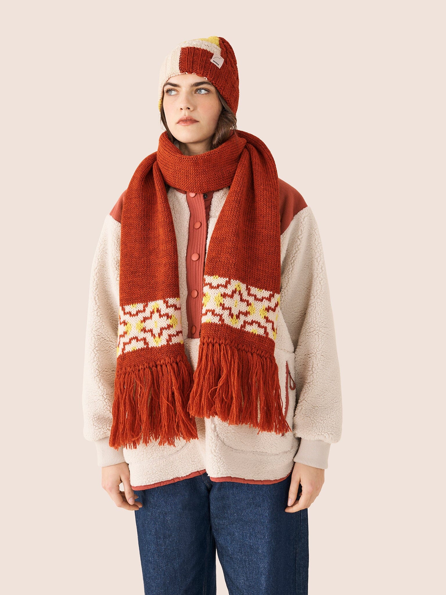 Tay Made in England Wool Gandys Design Scarf