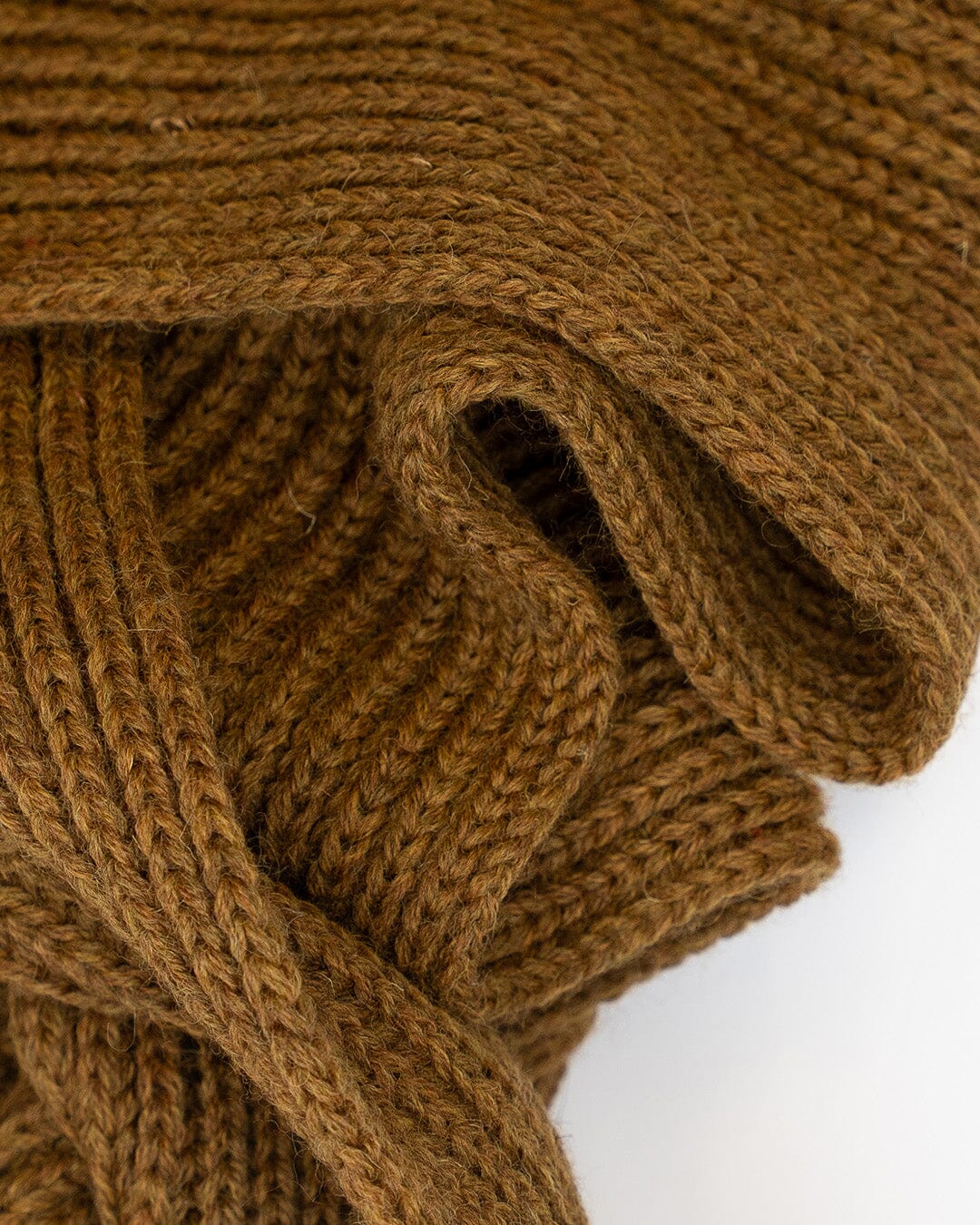 Tay Made in England Wool Scarf in Harvest Green