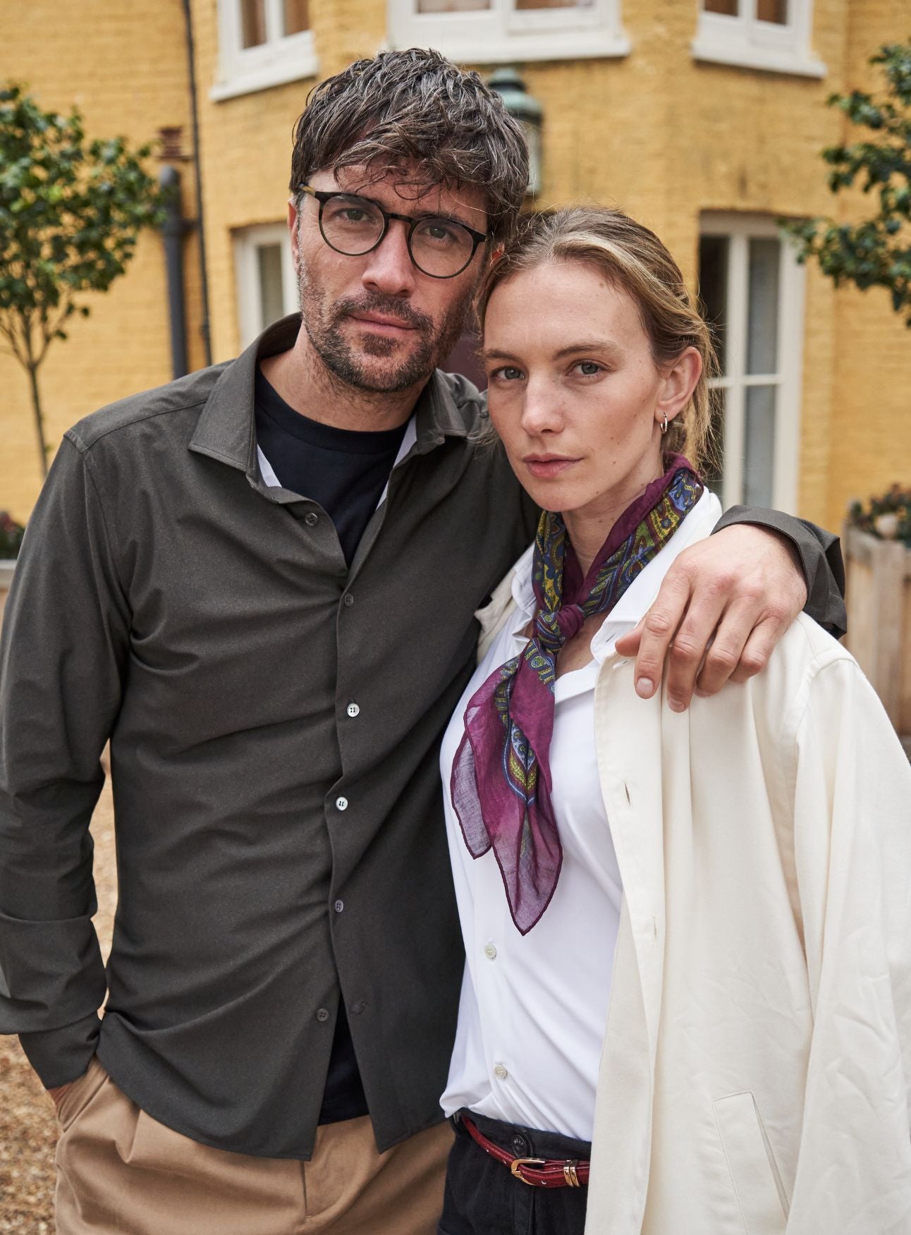 Italian Tencel Burgundy Paisley Neck Scarf