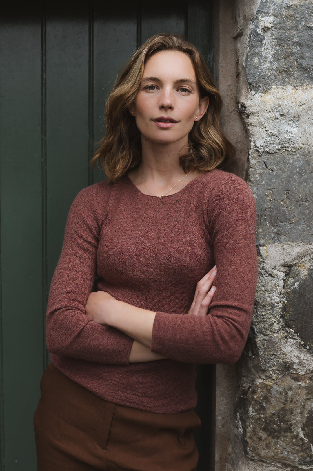 'Tricot De Peau' Fine Merino Base Layer in Heather