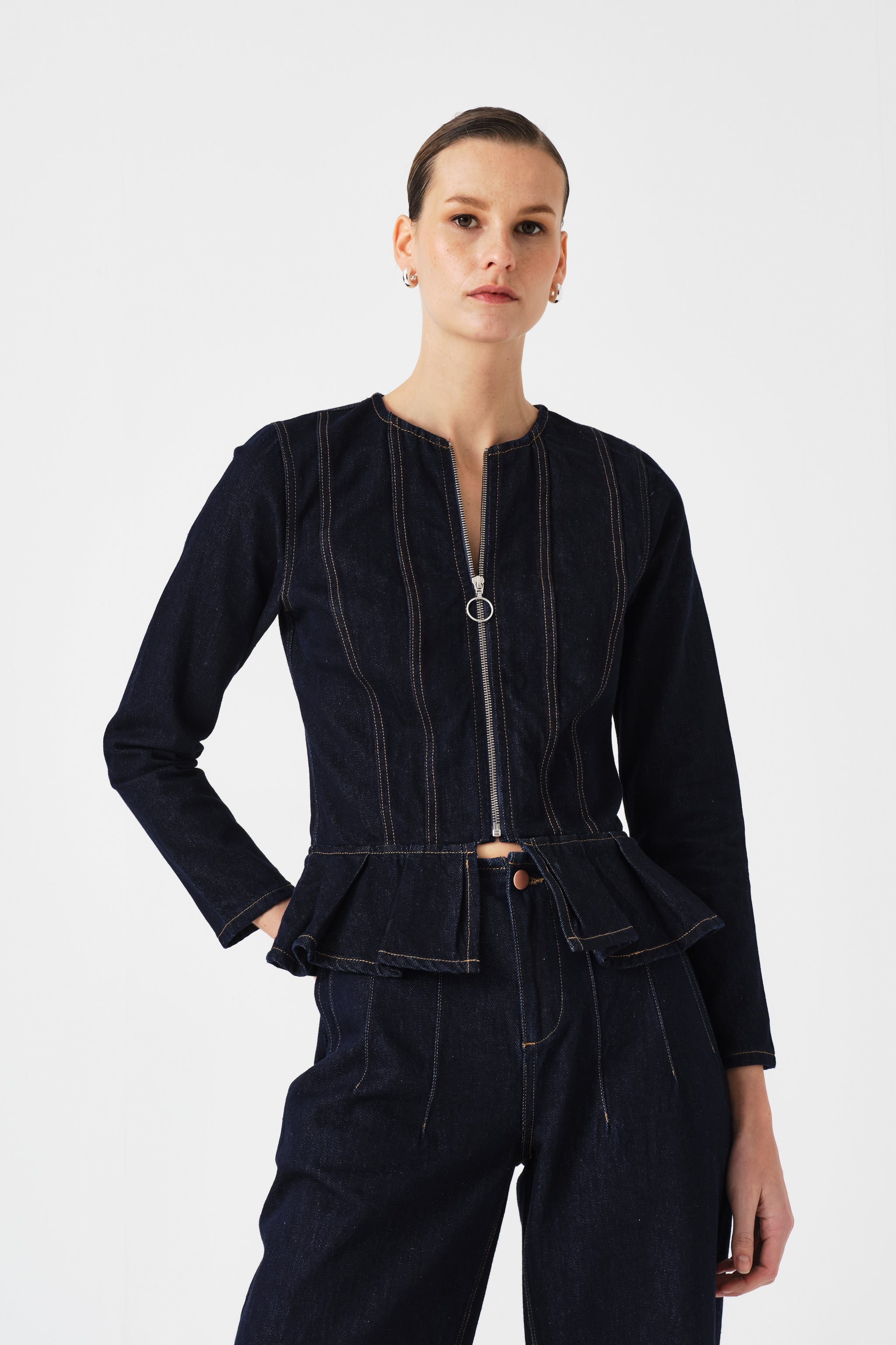 Zoe Jacket in Blue Moon