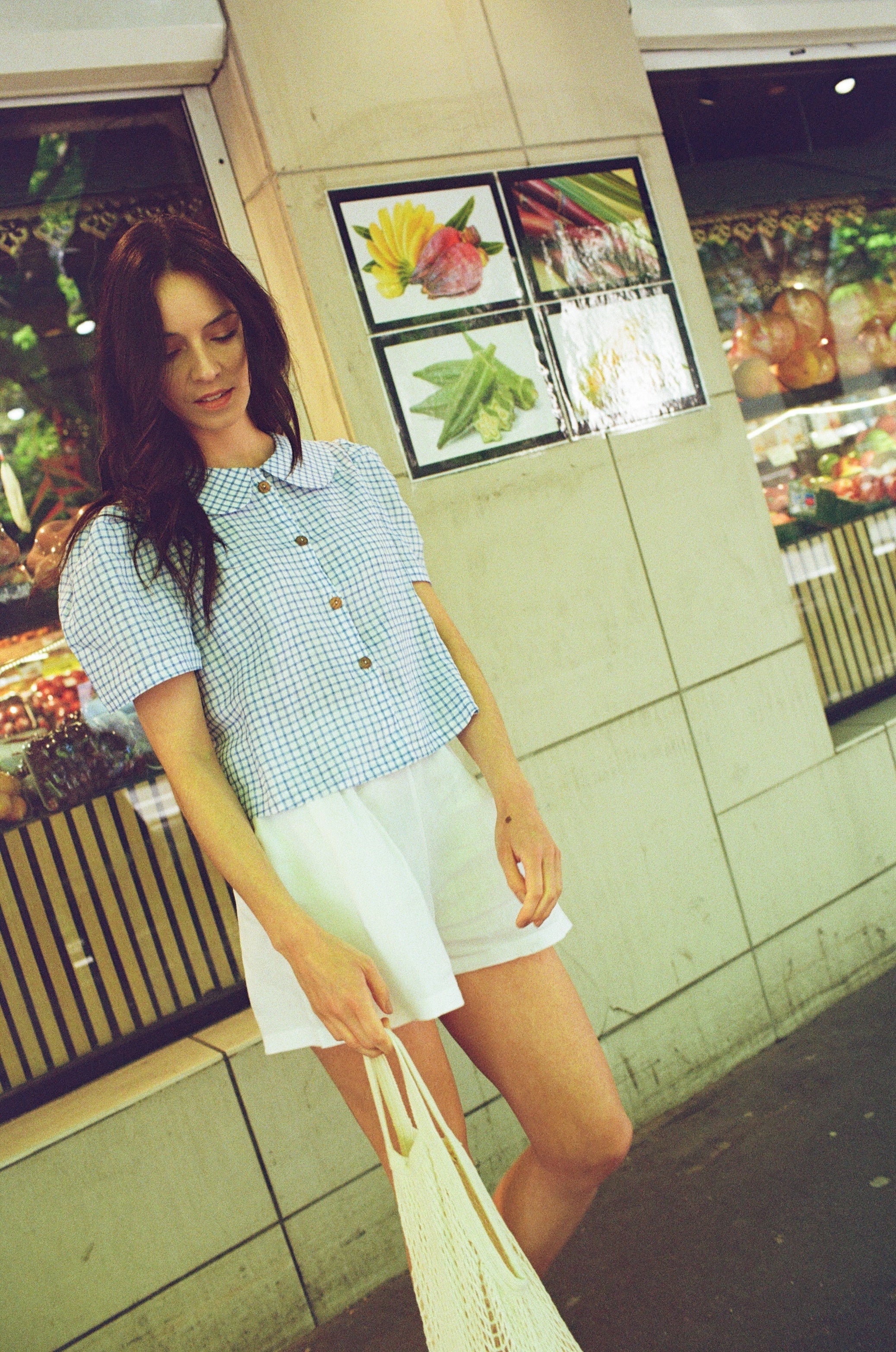 Olivia Linen Shorts - White