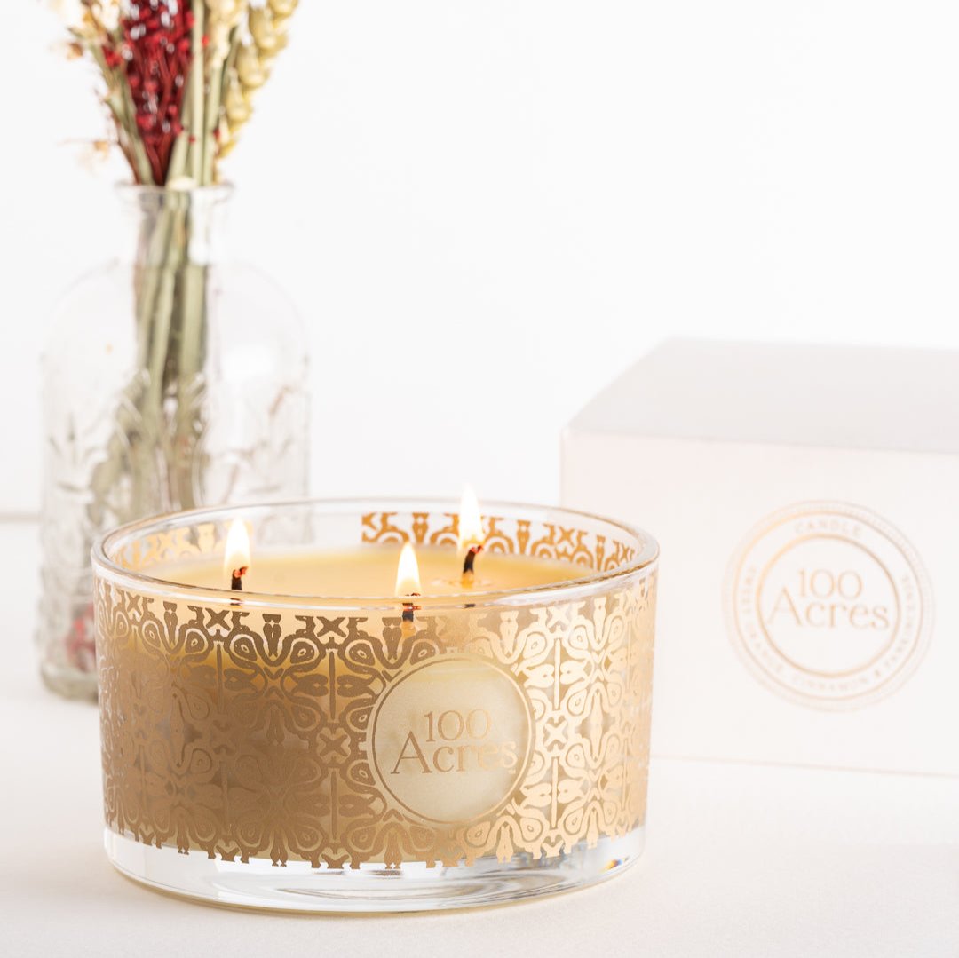 Orange, Cinnamon & Frankincense Three-Wick Scented Candle