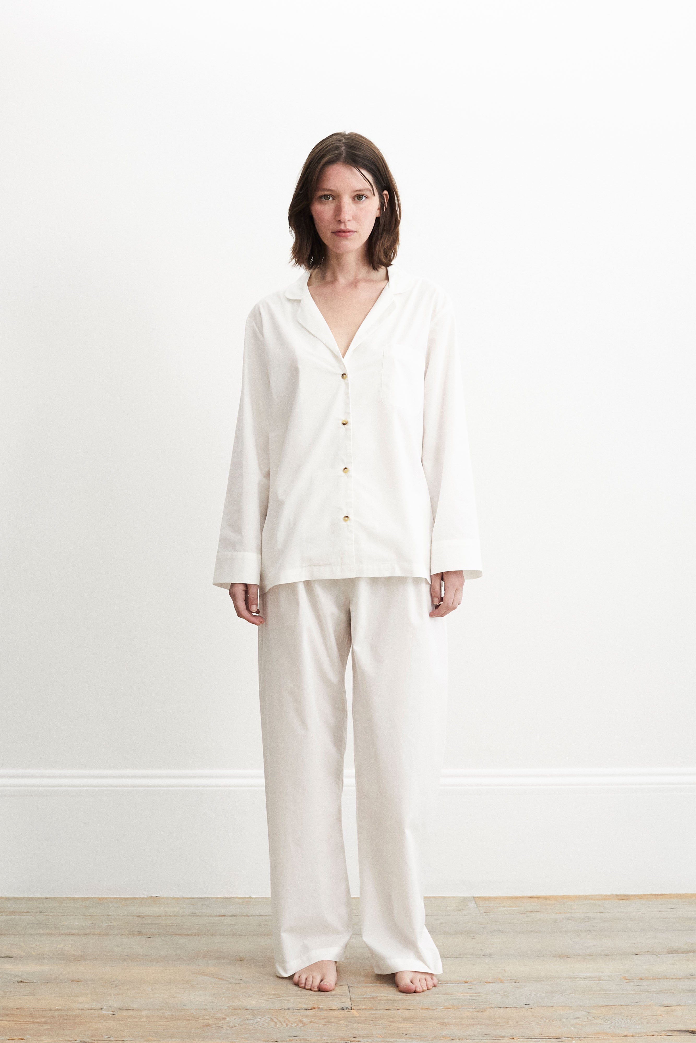 Classic White Pyjama Set