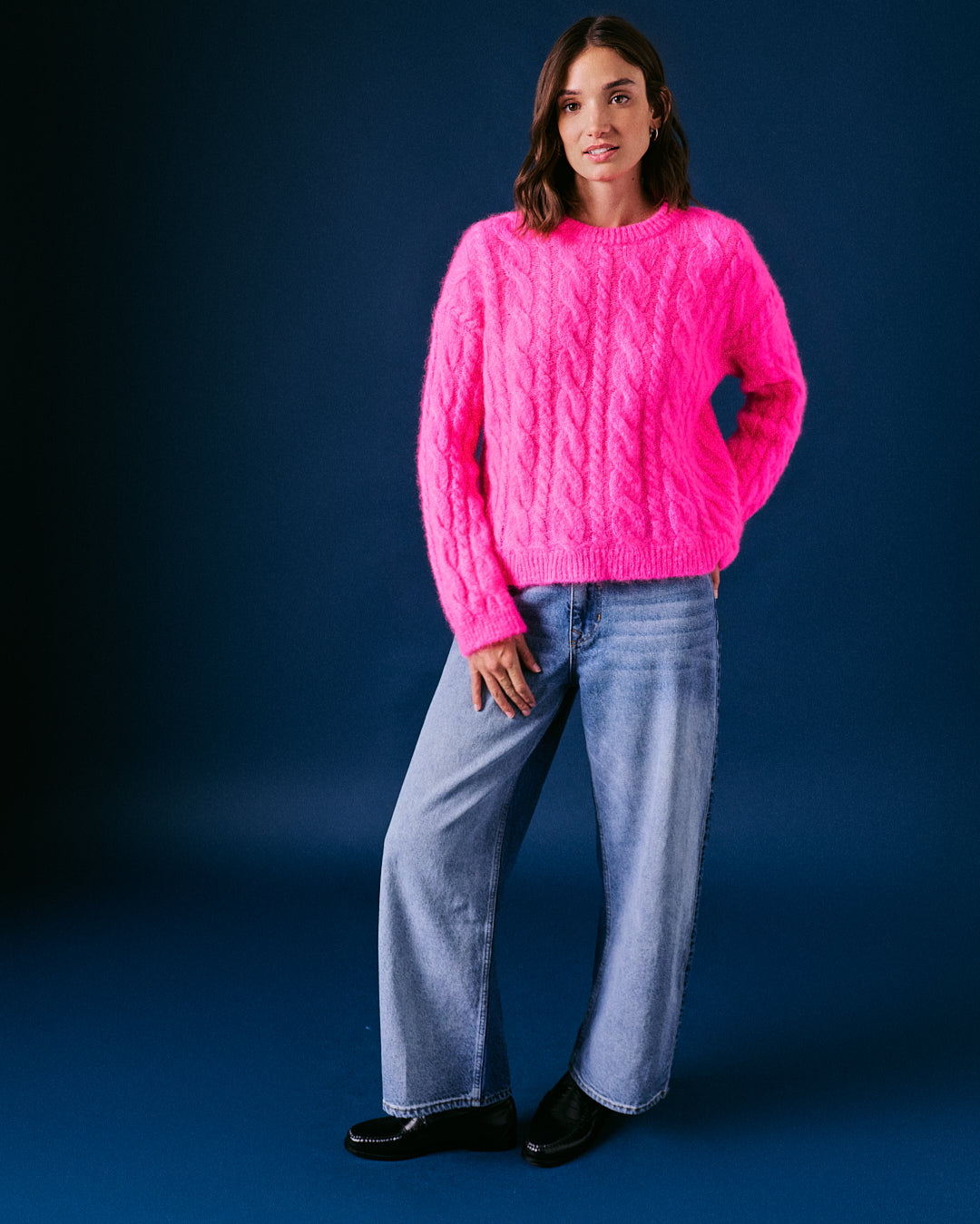 Cara Italian Cable Jumper
