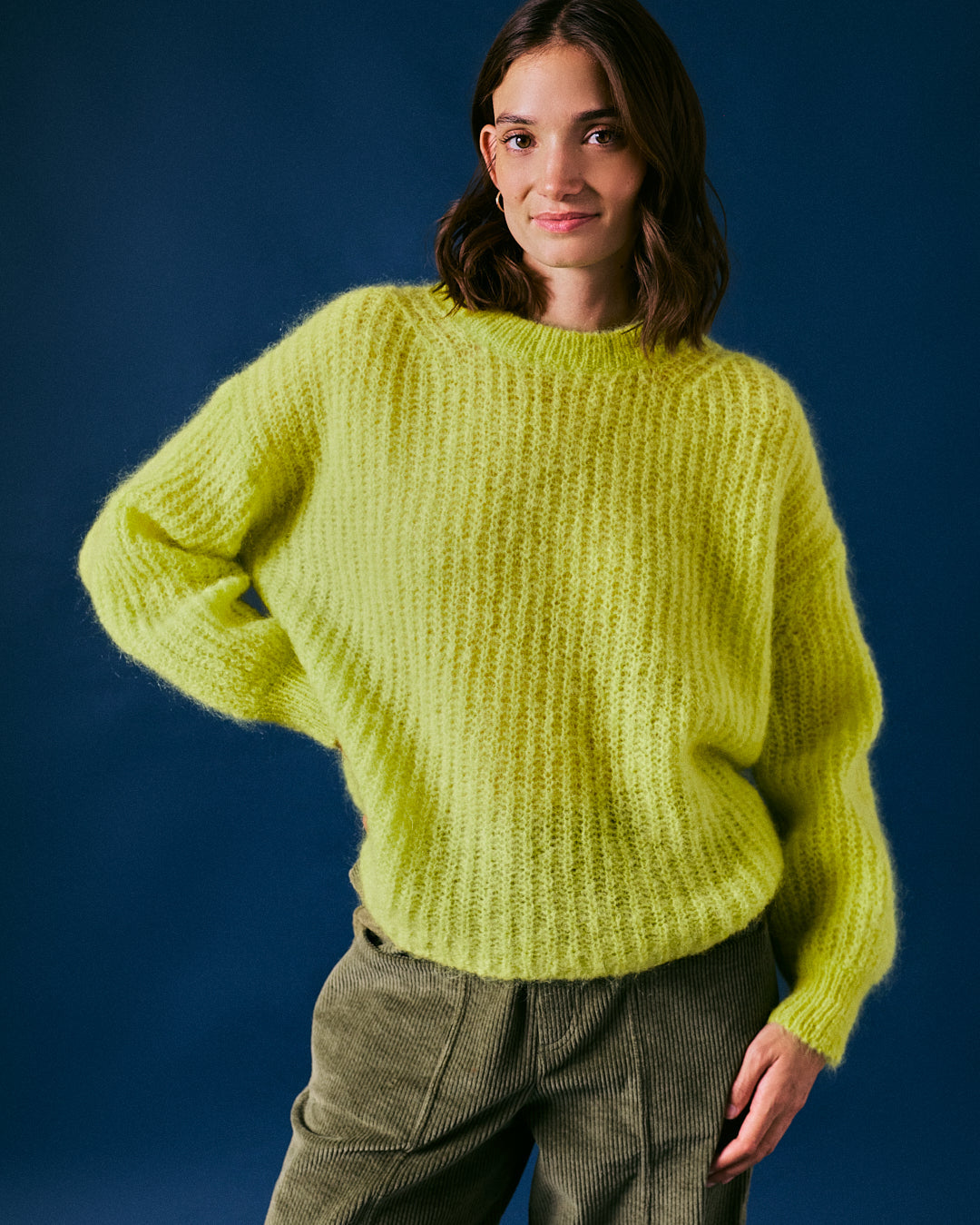 Relaxed Rib Jumper