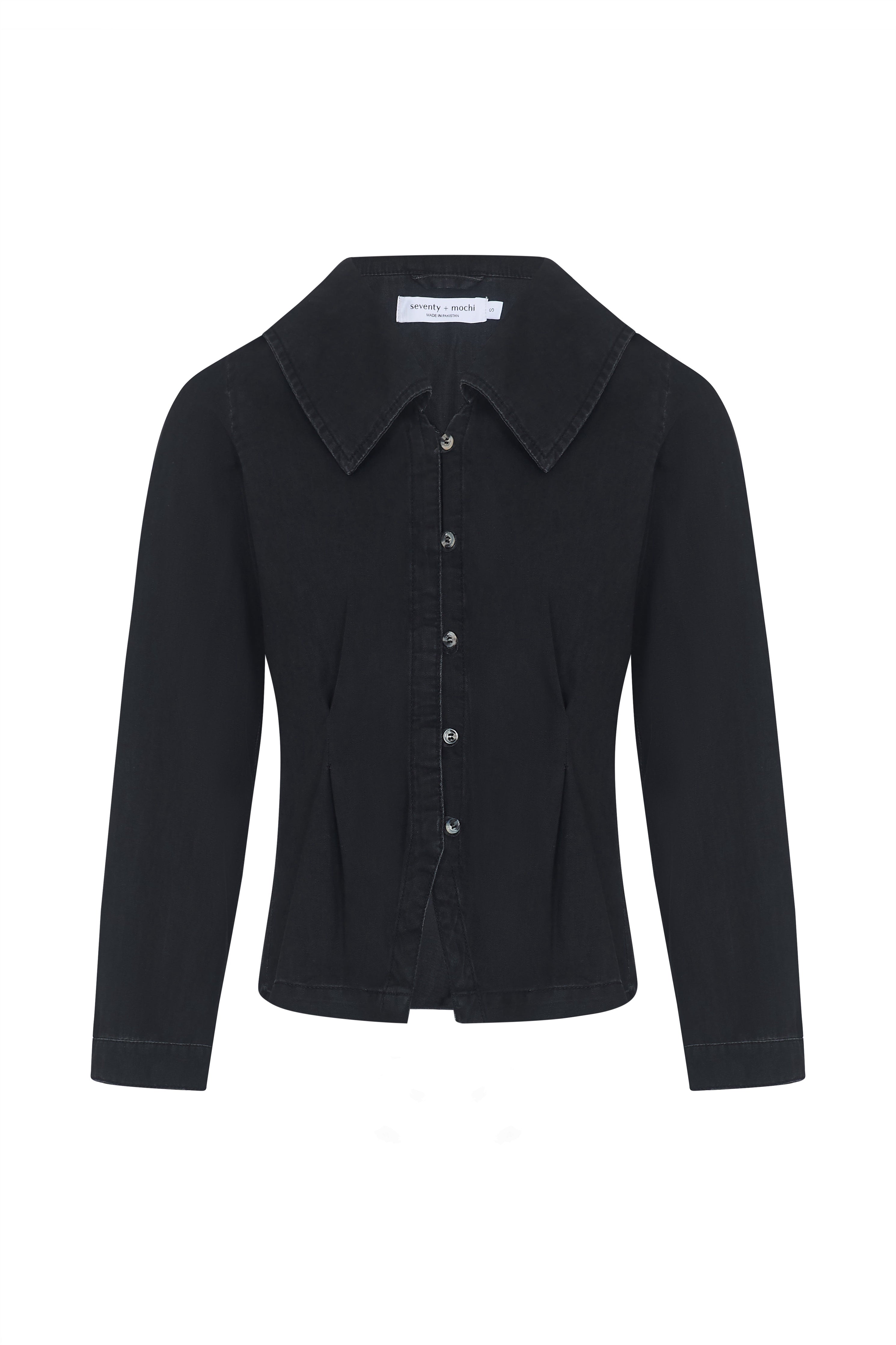 Bette Button Up Denim Shirt in Fairbanks