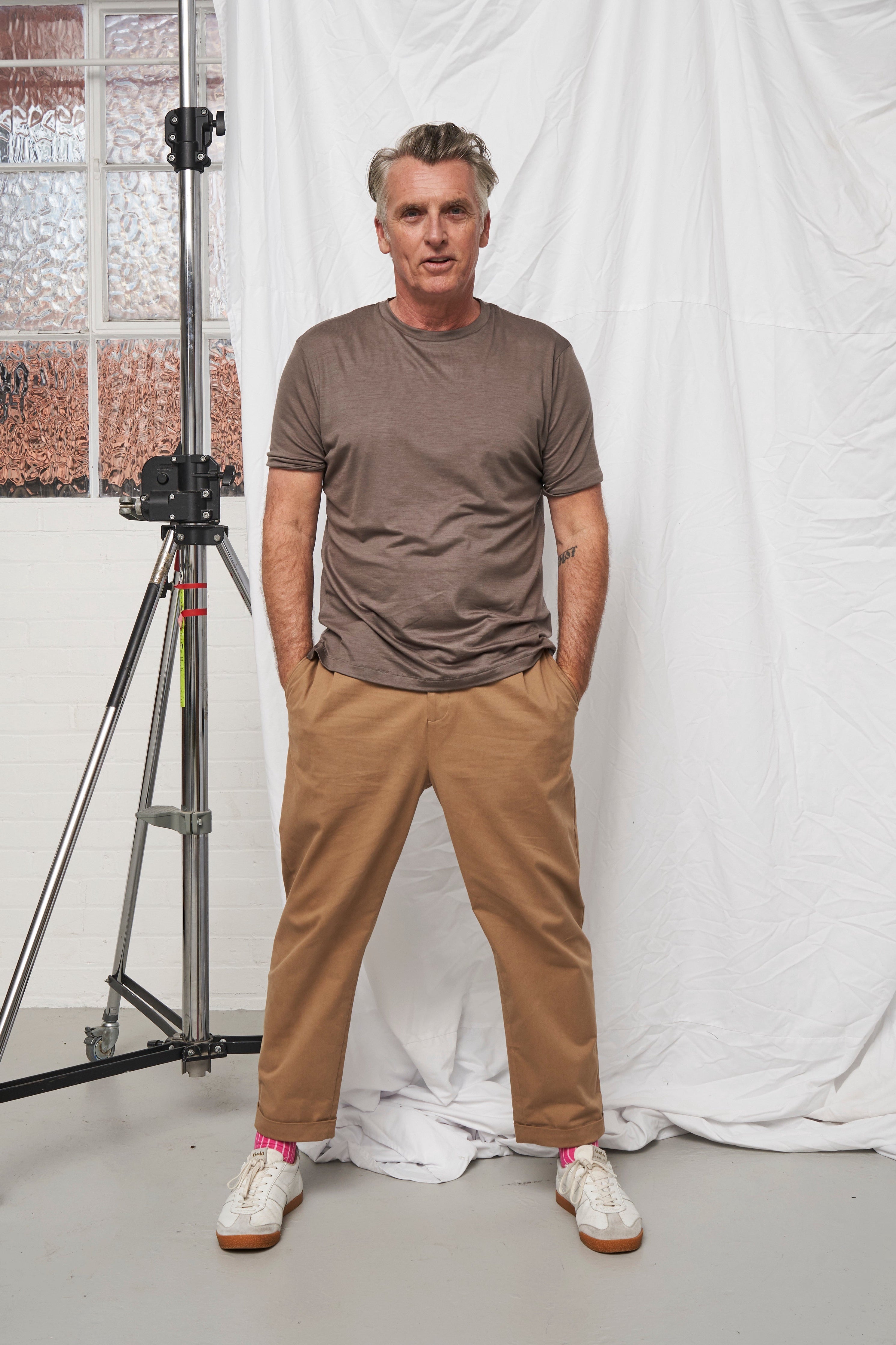 ZQ Merino Oatmeal Super 120s Stretch T-Shirt