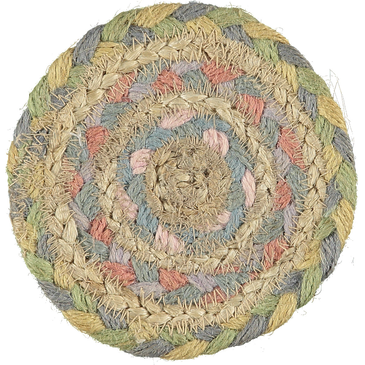 Pastel Fairisle Jute Table Runner