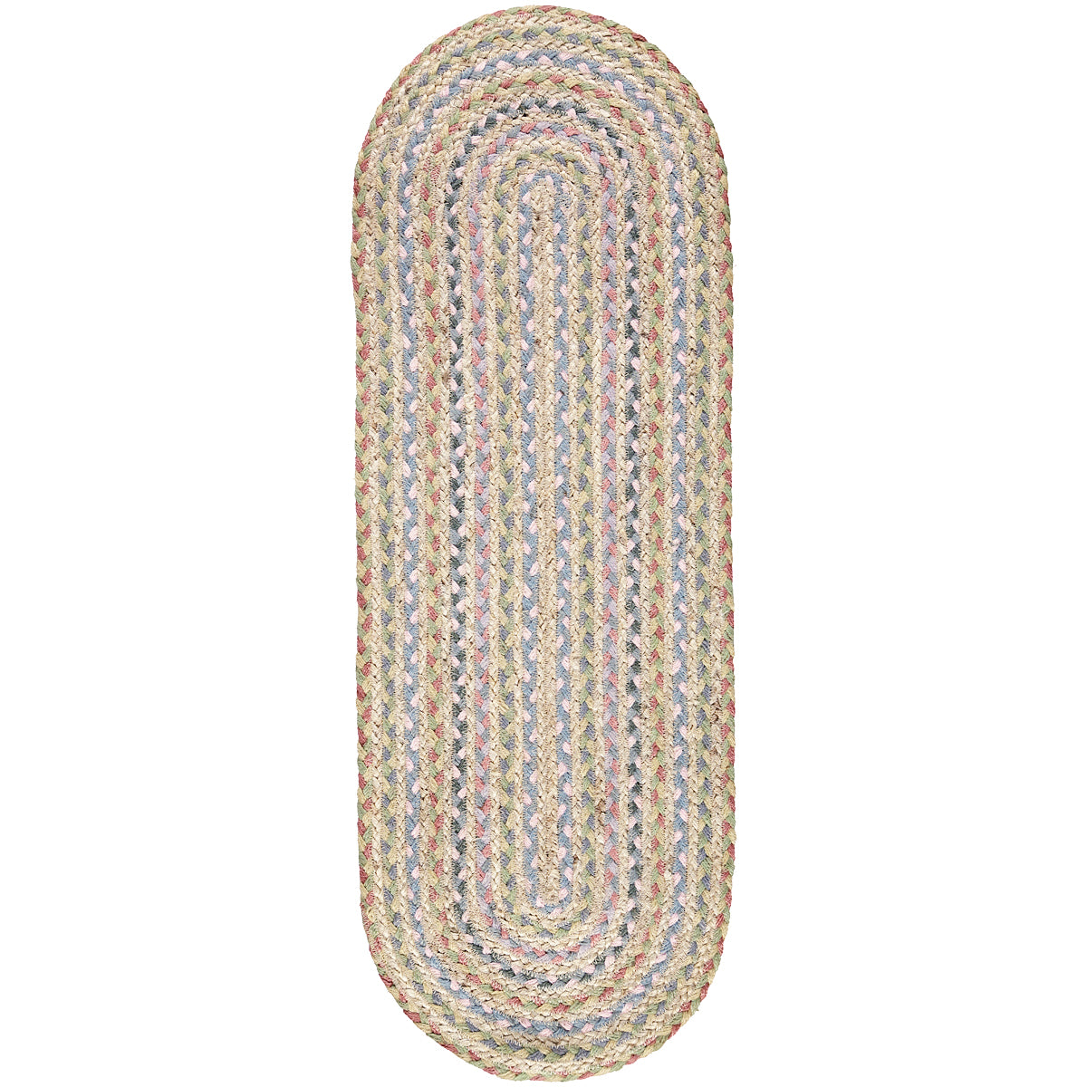 Pastel Fairisle Jute Table Runner