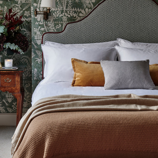 Heritage Duvet Cover - White With White Trim