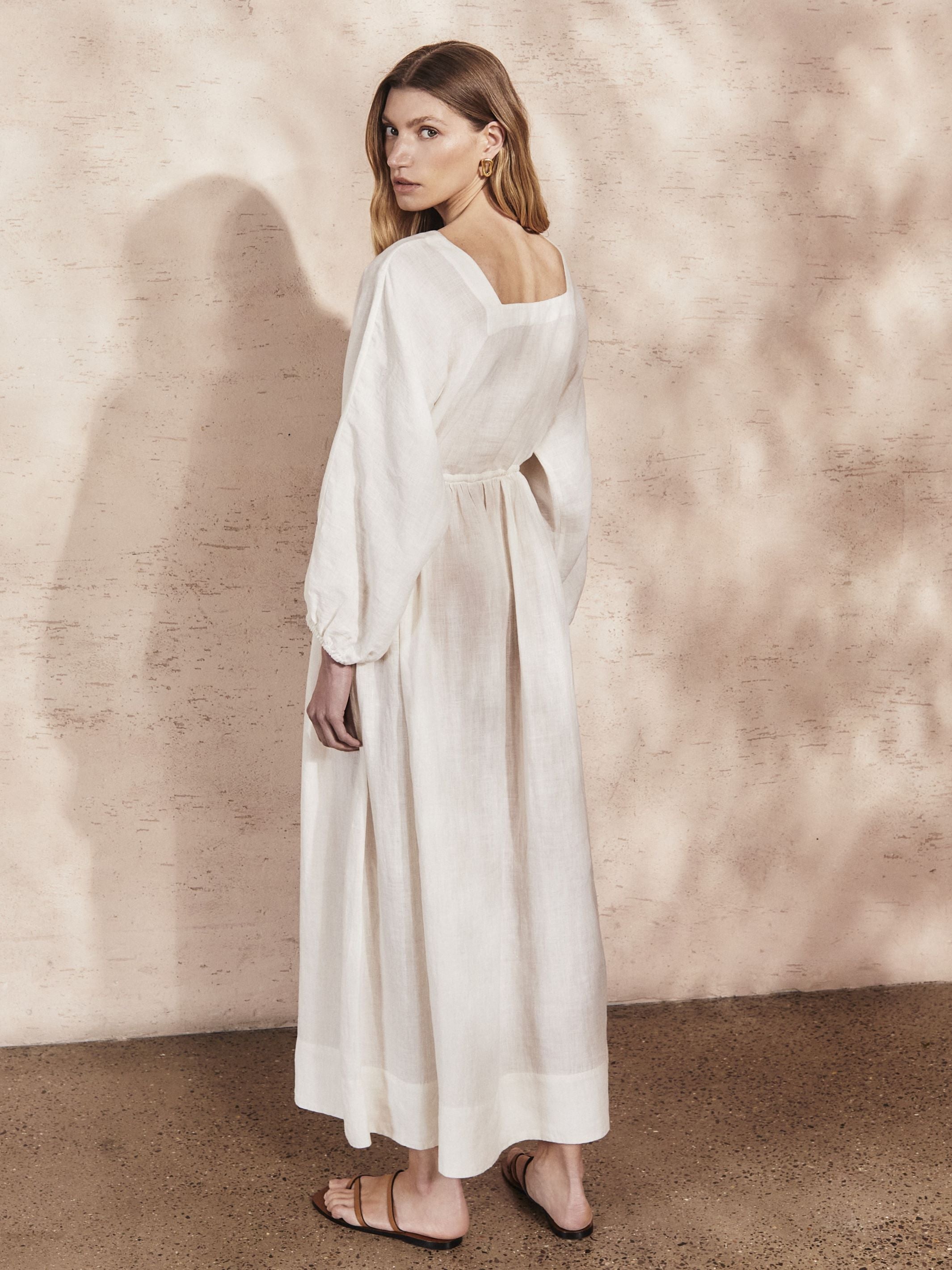 DANA - Panna Linen Dress