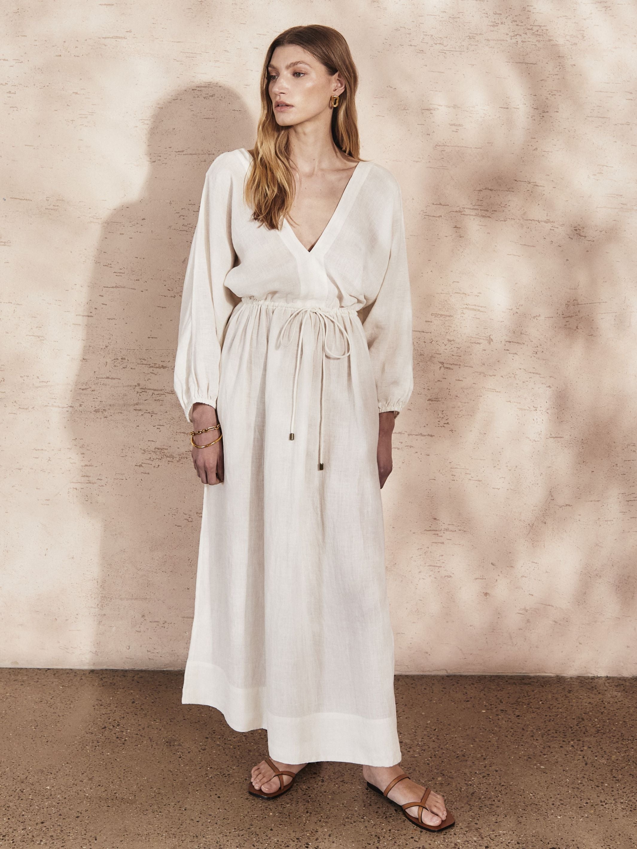DANA - Panna Linen Dress