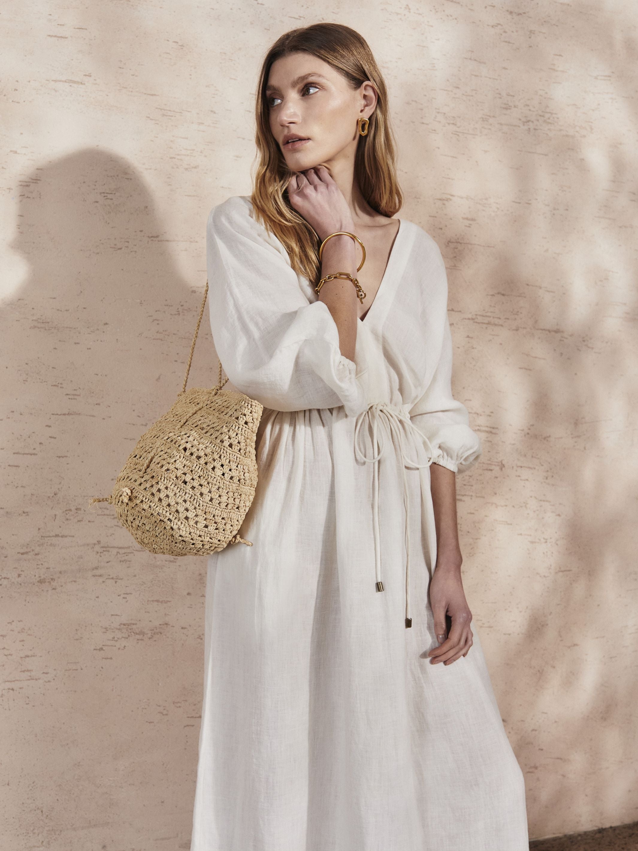 DANA - Panna Linen Dress