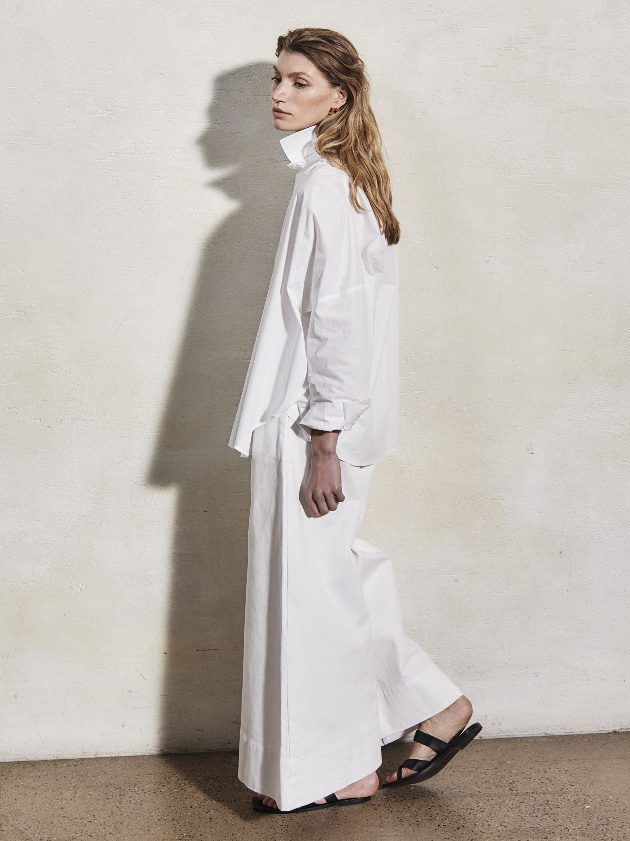 LETIZIA - White Cotton Shirt