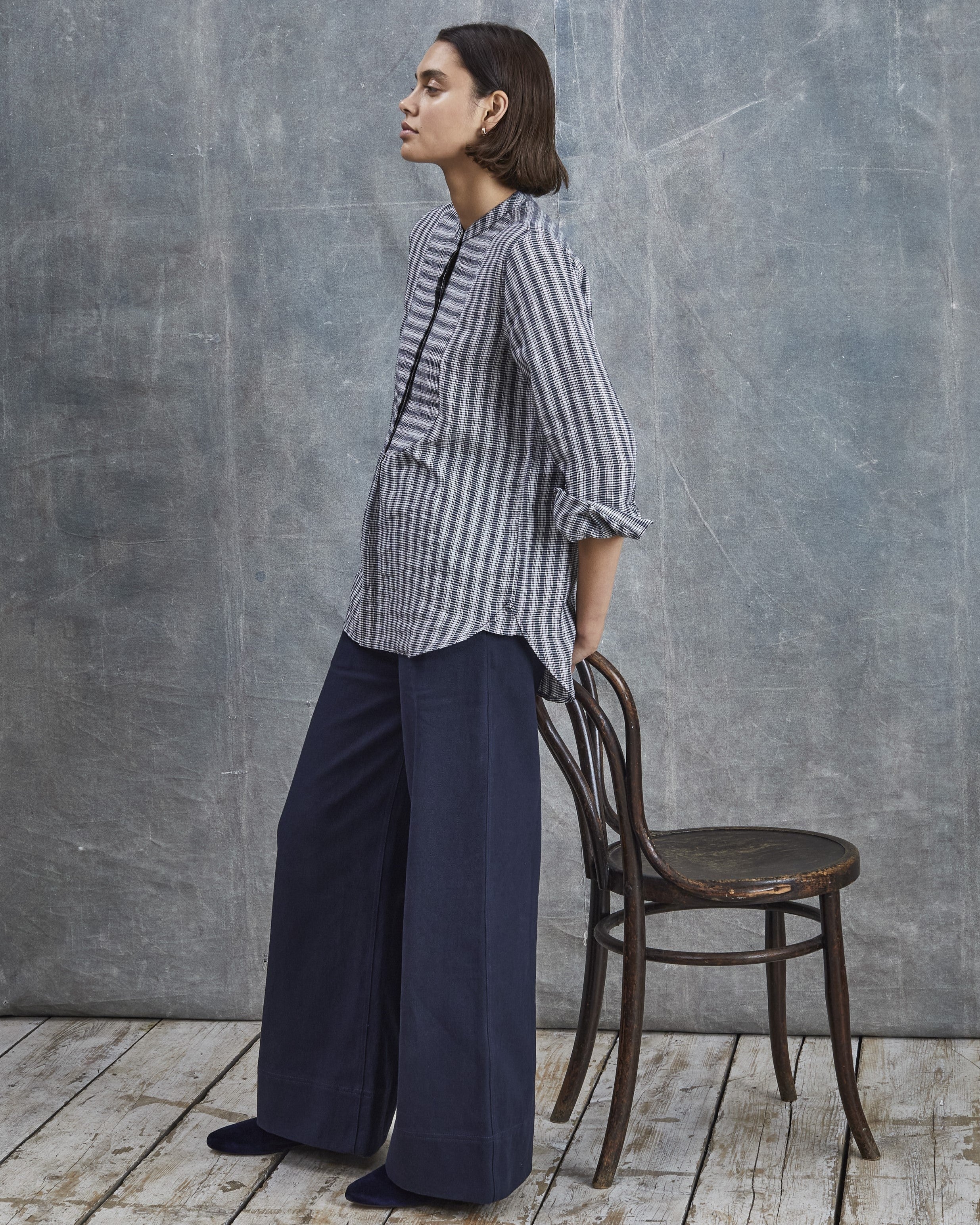 Tuxedo Shirt - Woven Stripe