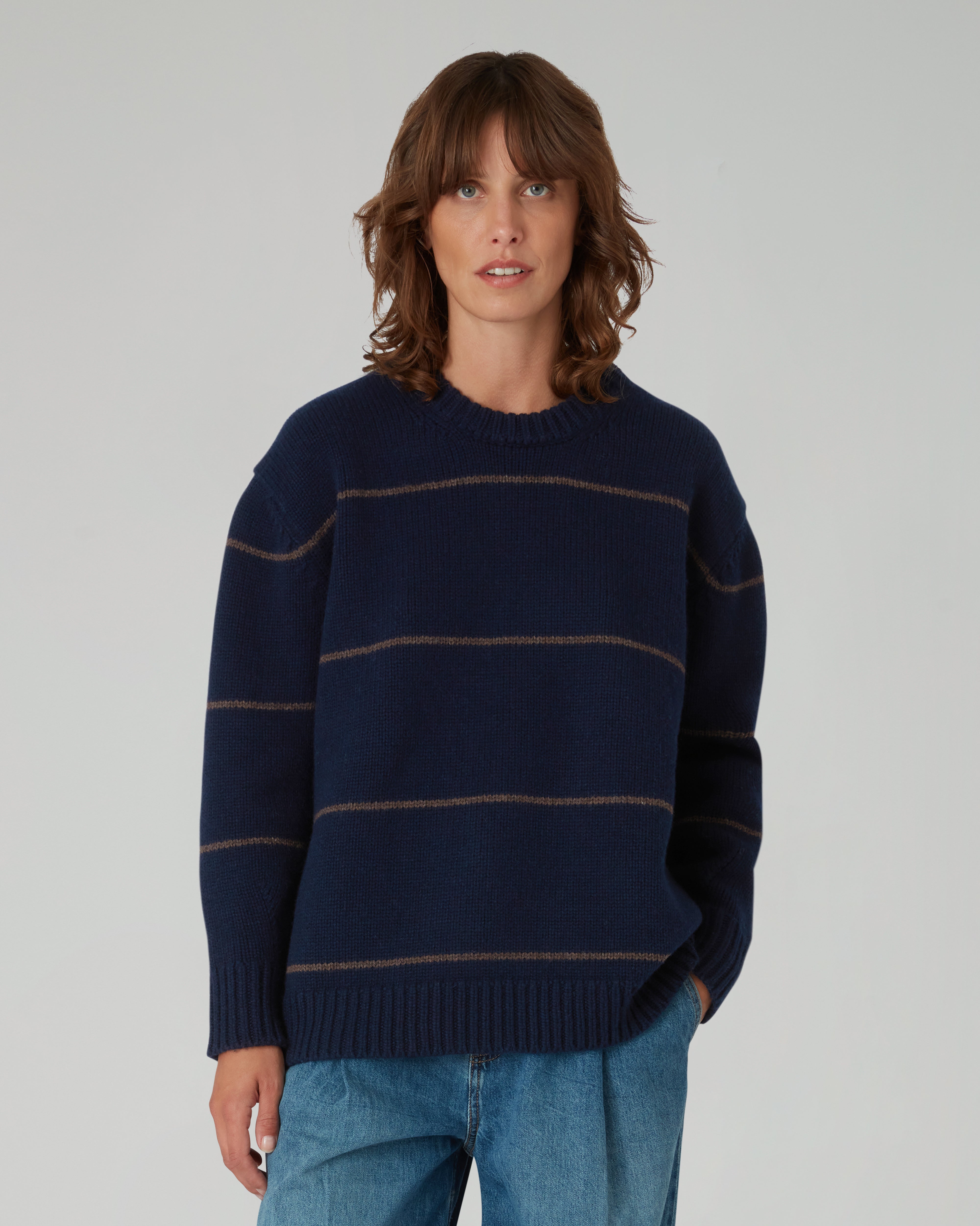 The OVERSIZE - Navy & Espresso