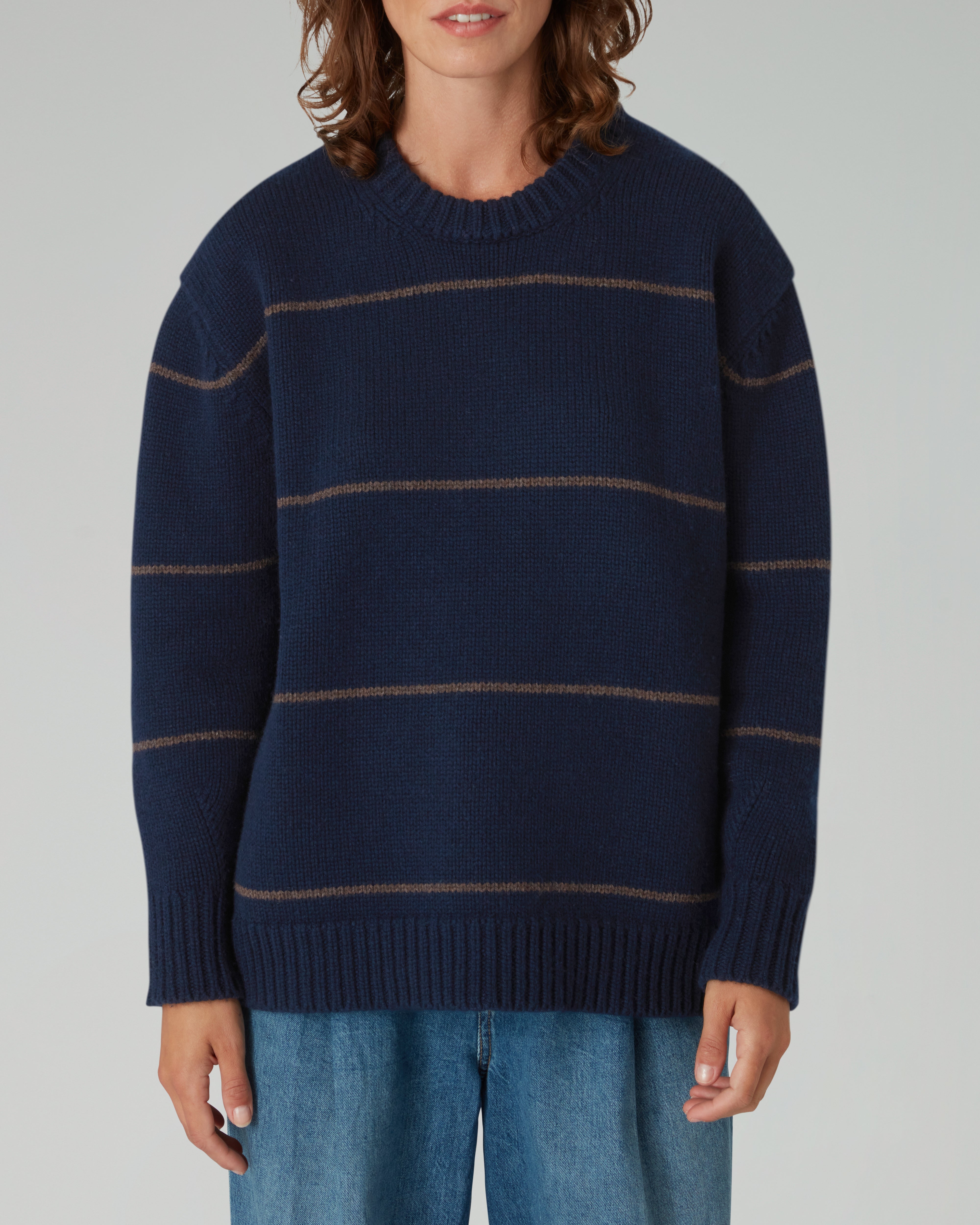 The OVERSIZE - Navy & Espresso