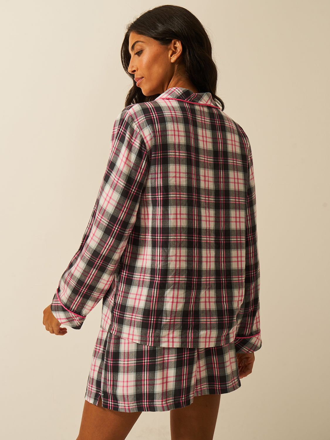 Soft Brushed Woven Pyjama Shorts - No Grey Days