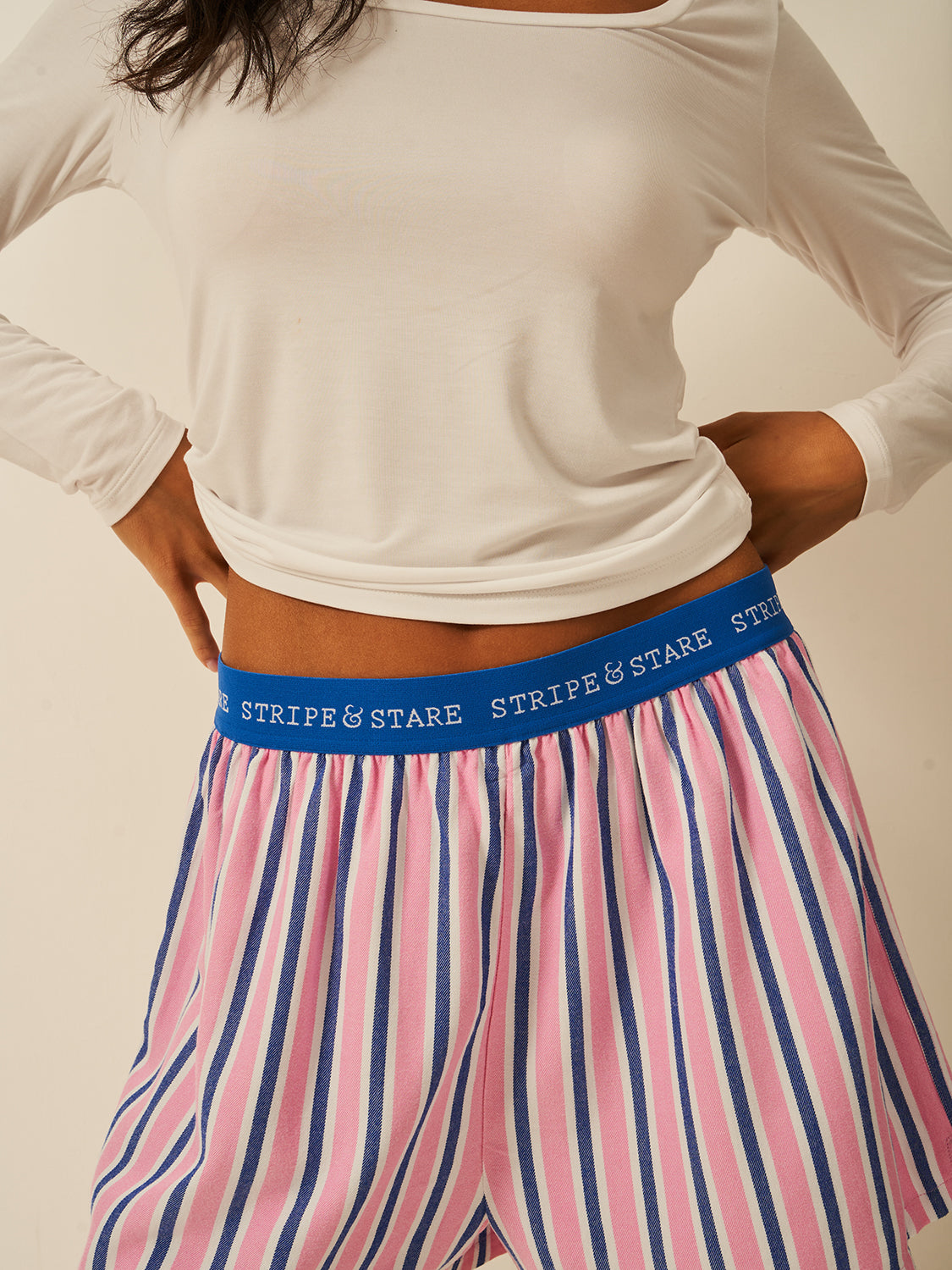 Soft Brushed Woven Pyjama Shorts - Lazy Sunday