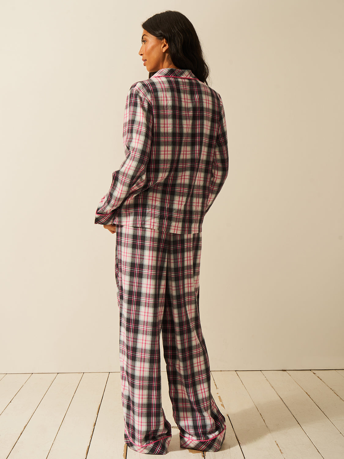 Soft Brushed Woven Pyjama Bottoms - No Grey Days