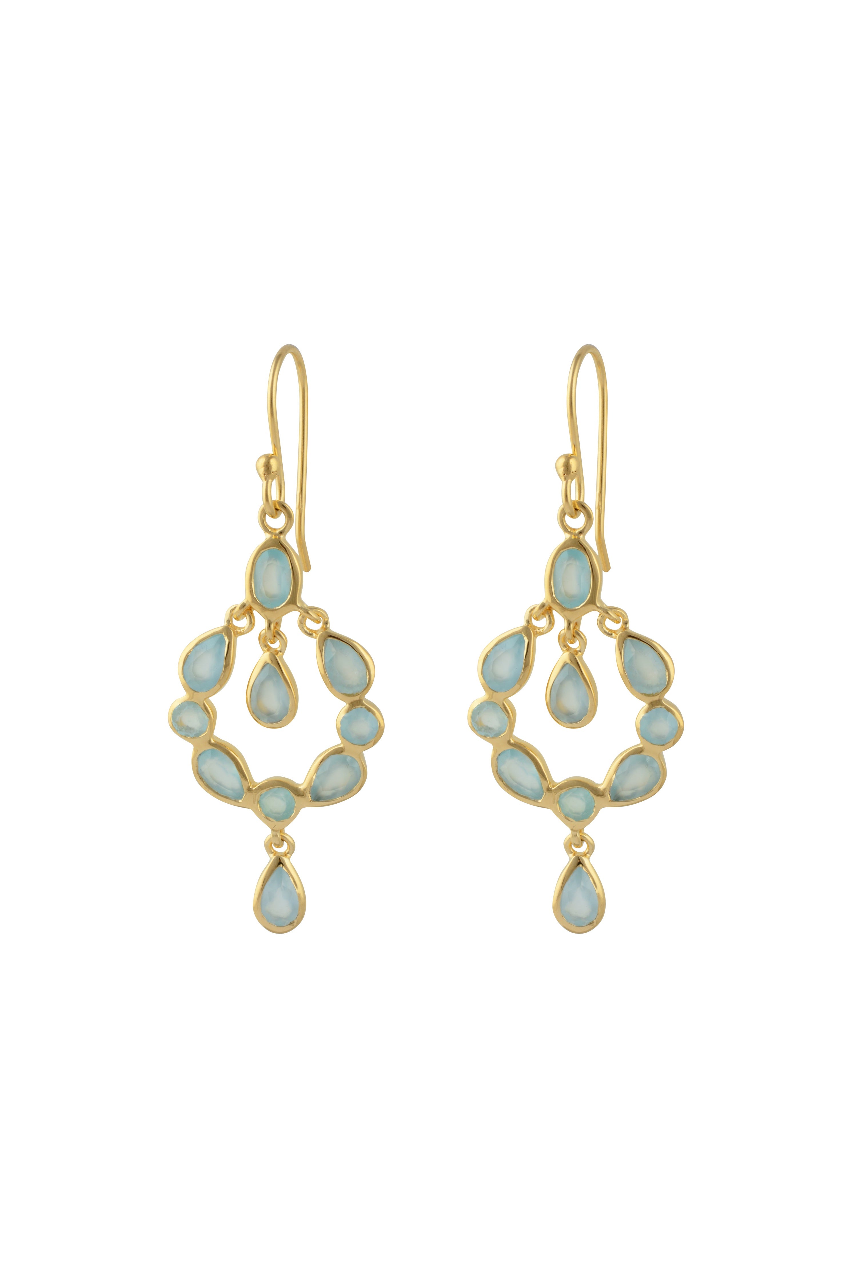 Dream Catcher in Aqua Chalcedony