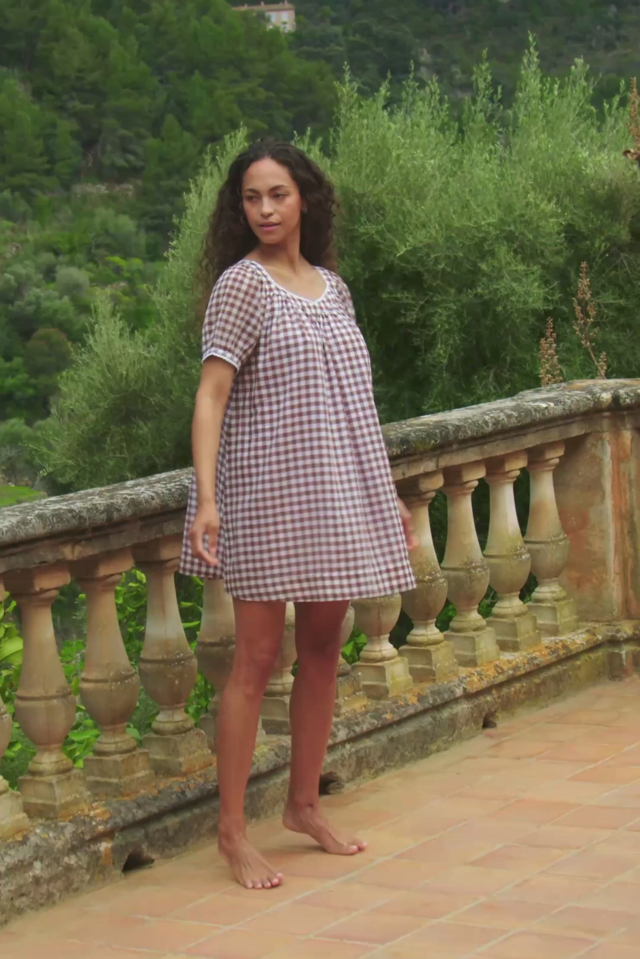 Brigitte - Chocolate Gingham
