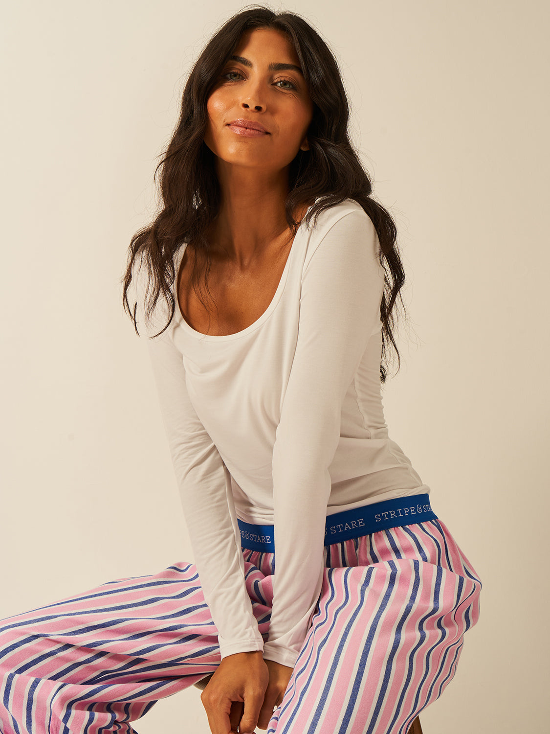 Soft Brushed Woven Pyjama Bottoms - Lazy Sunday