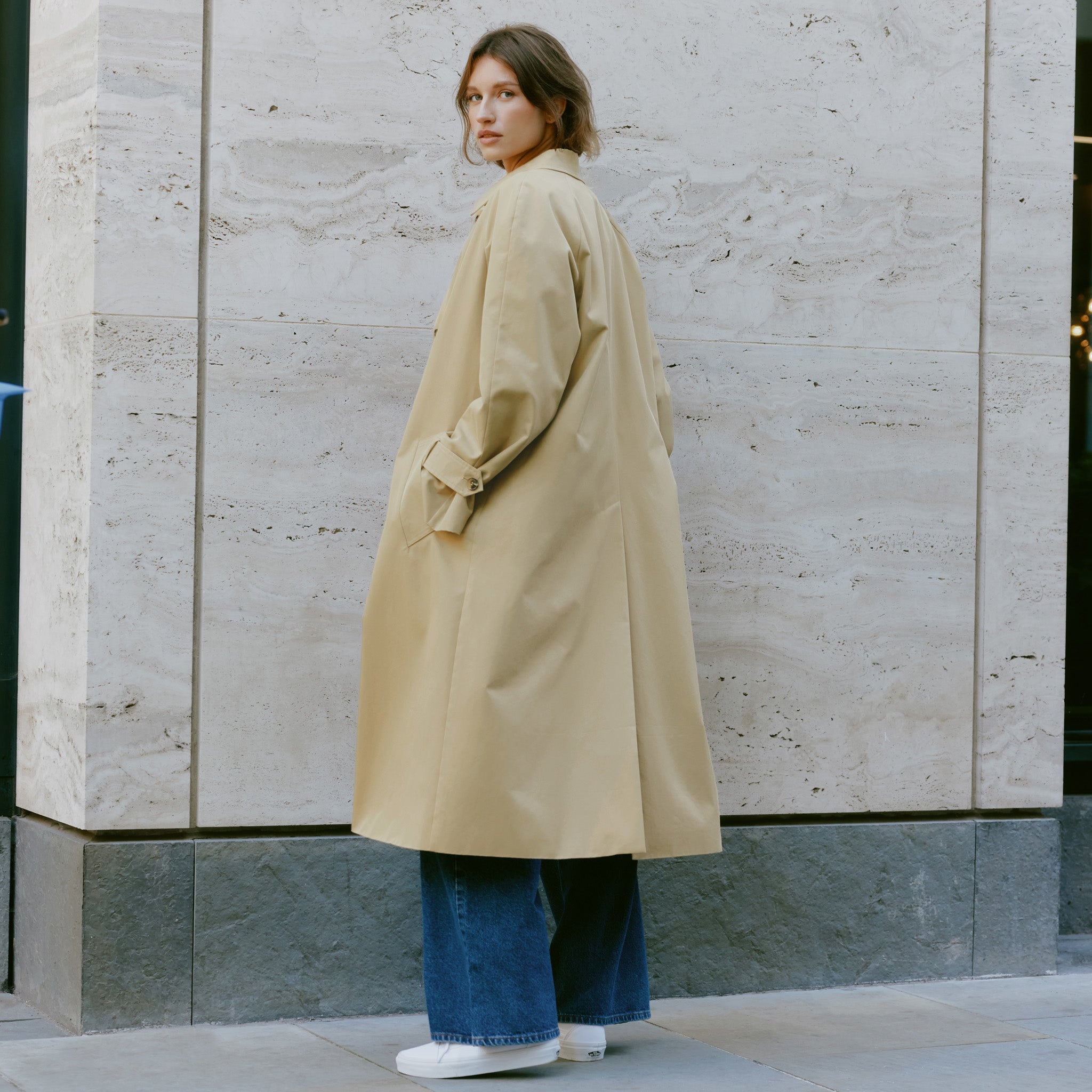 Single Breasted Trench Coat