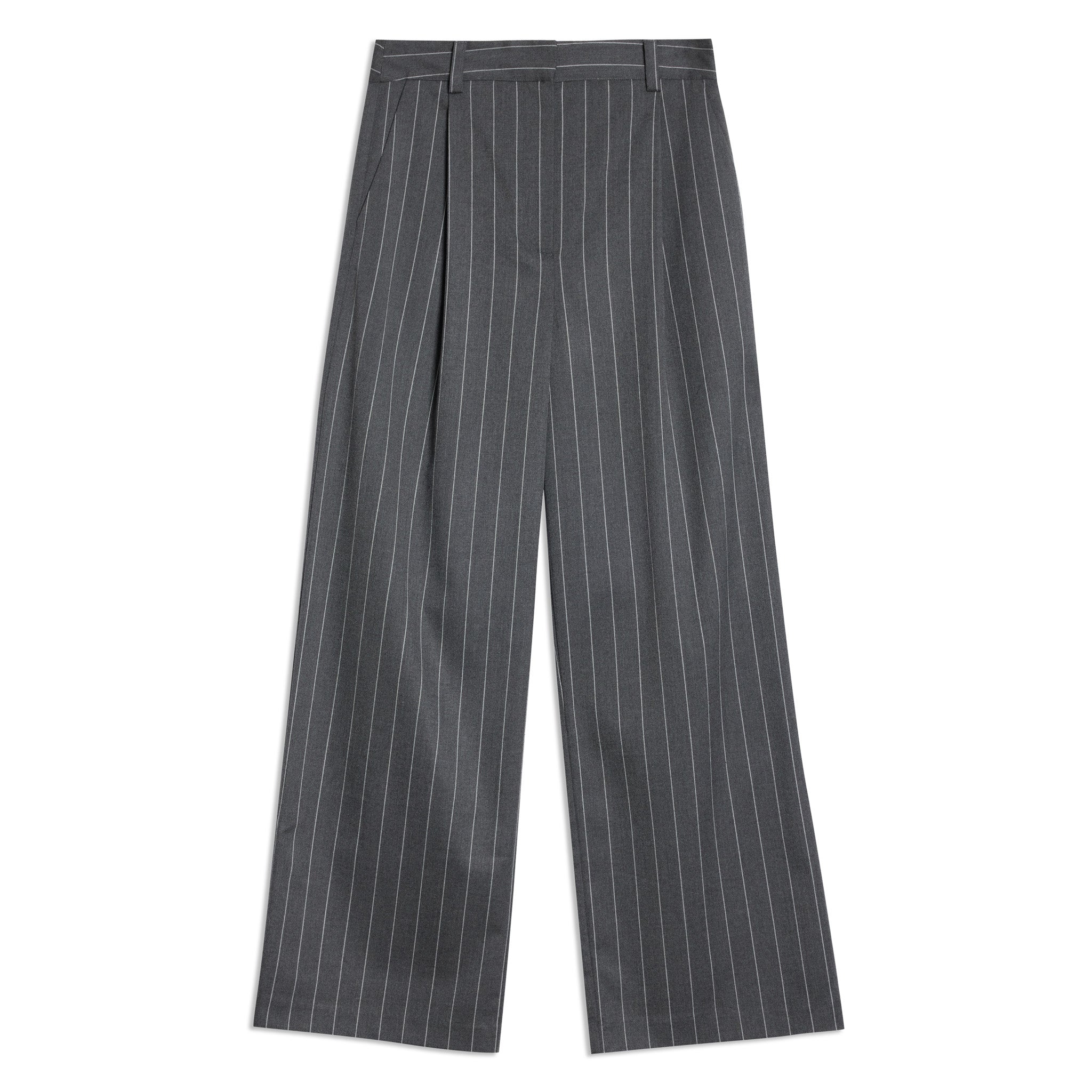 Grey Pinstripe Trouser