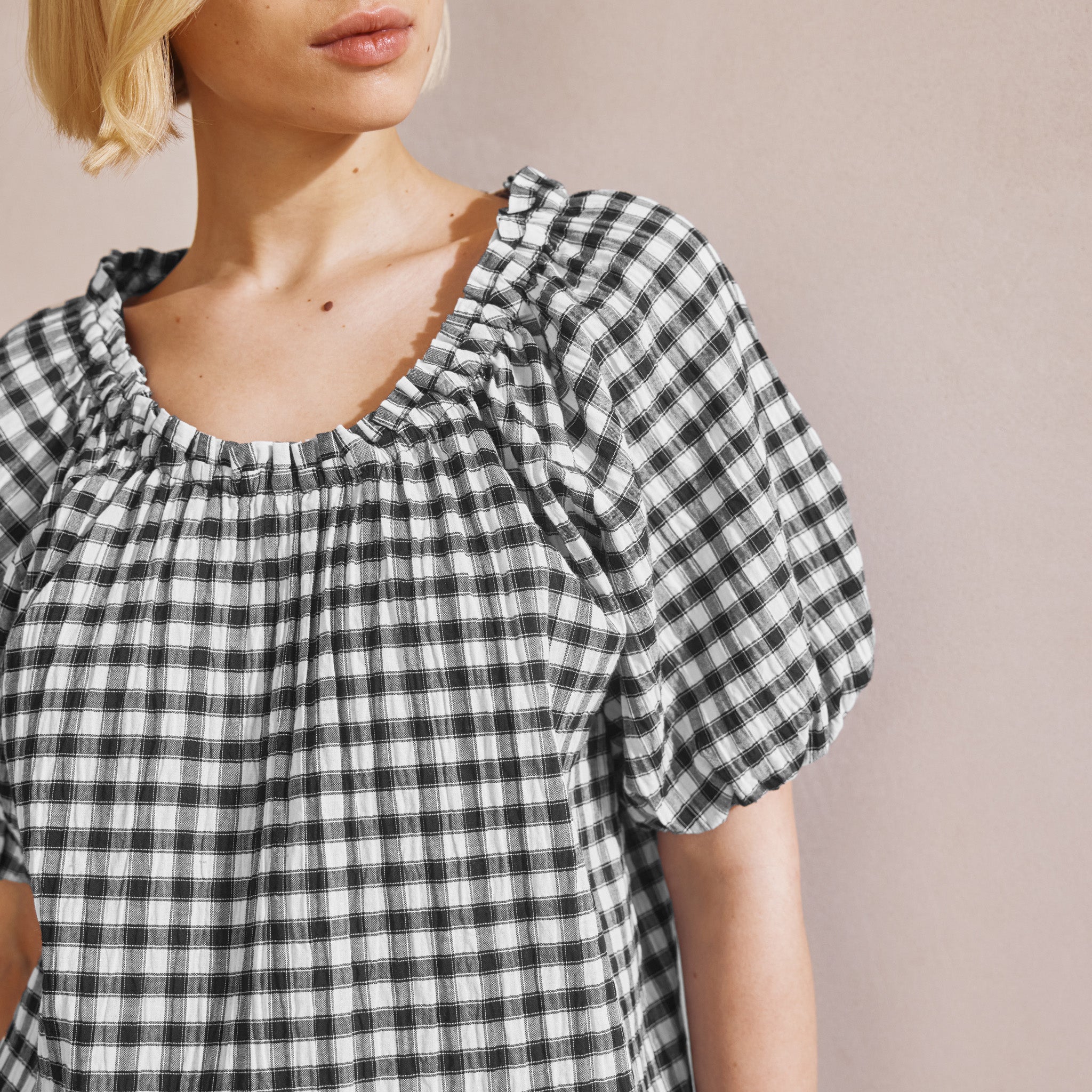 Gingham Blouse