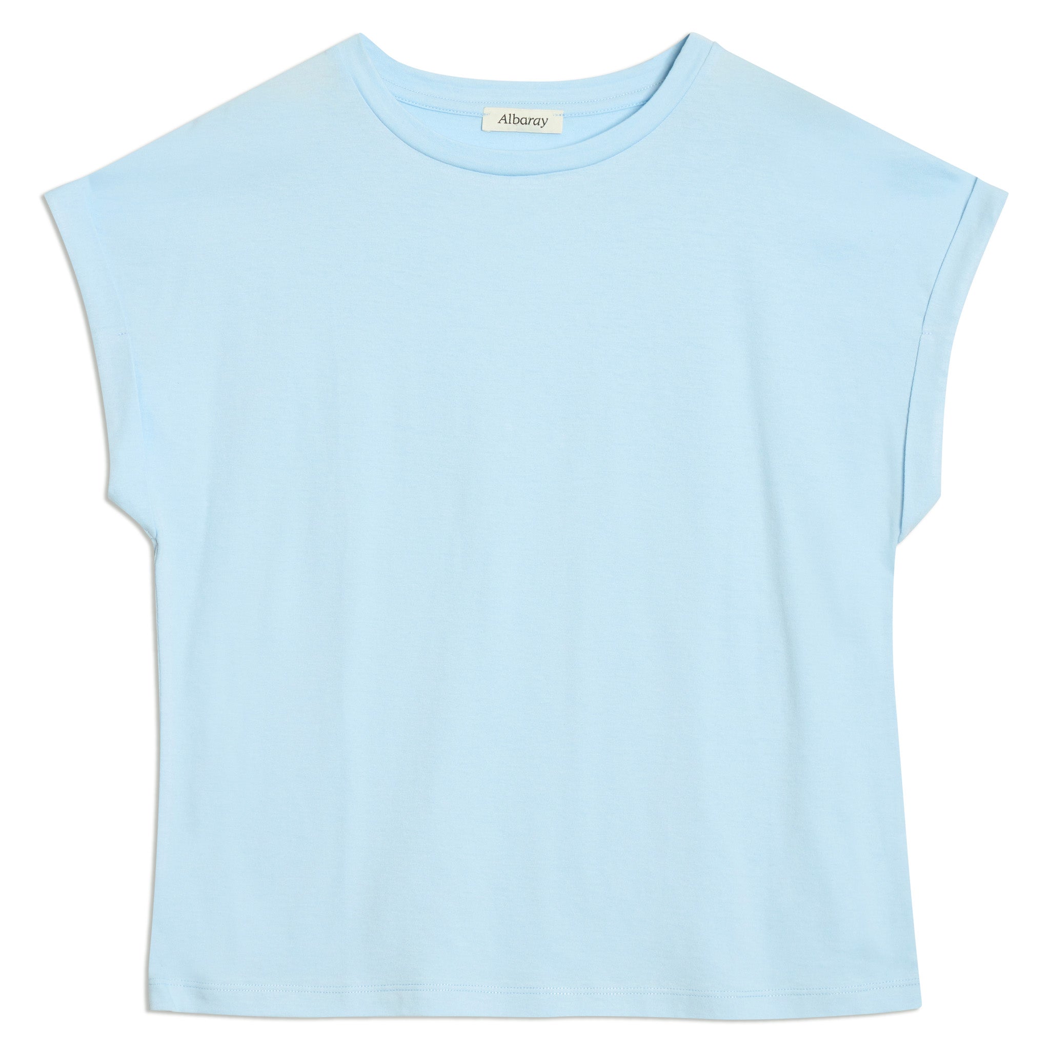 Blue Roll Back T Shirt