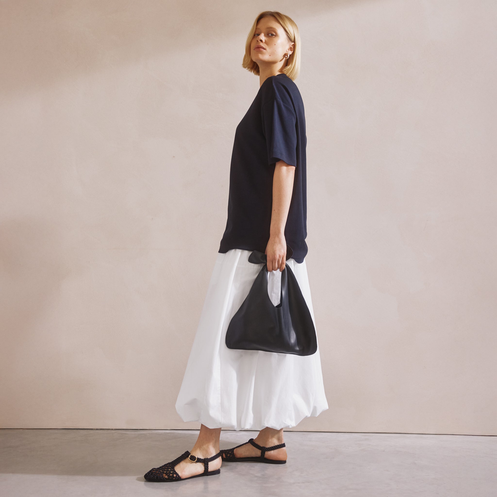 White Puffball Skirt