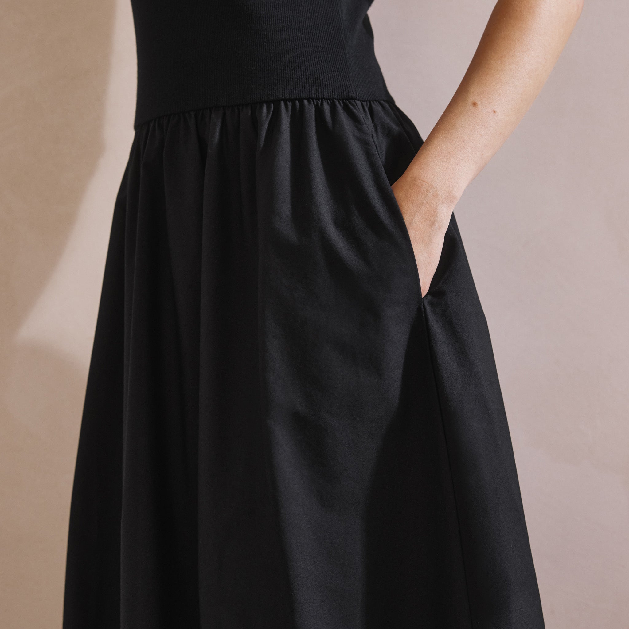 Black Puffball Dress