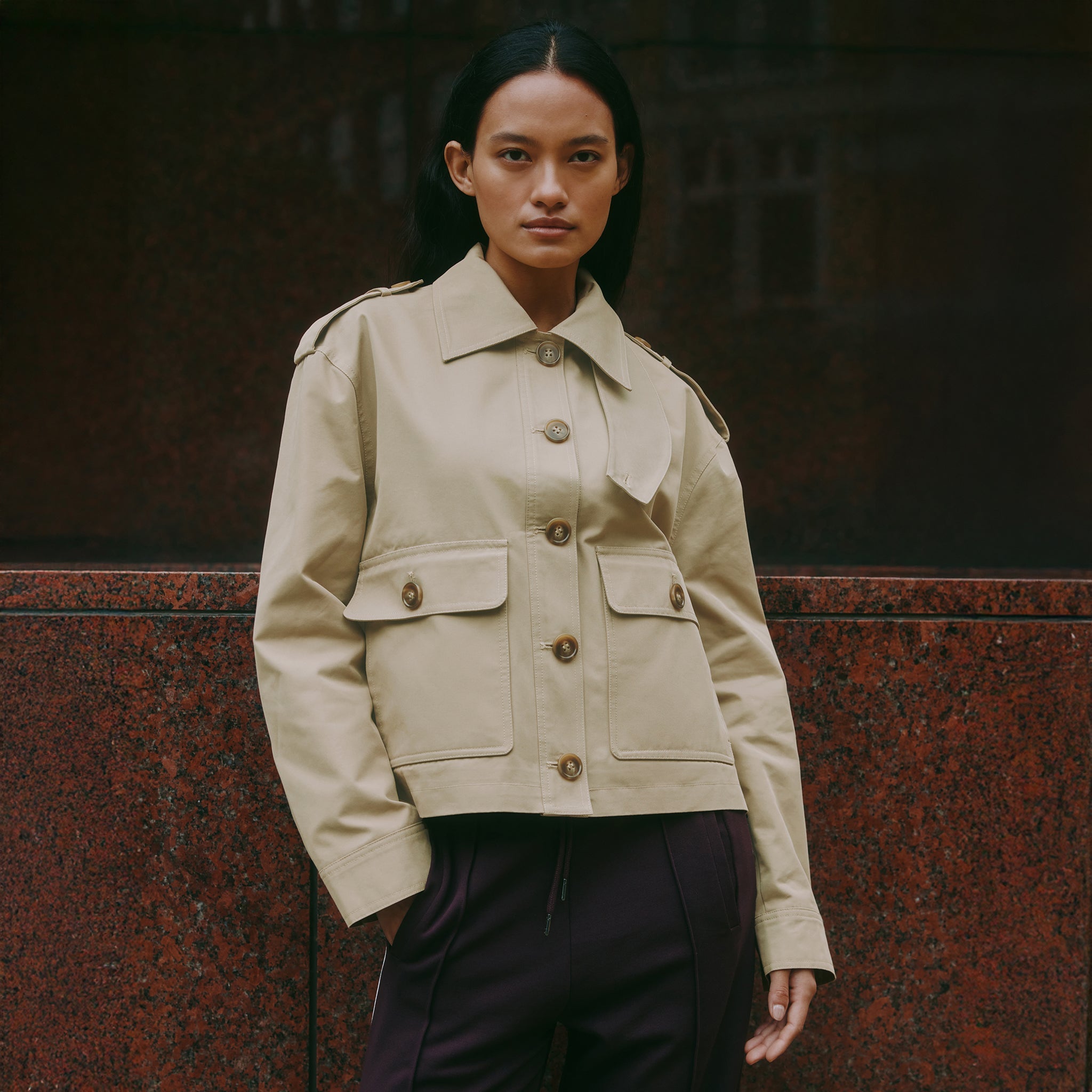 Short Trench Jacket