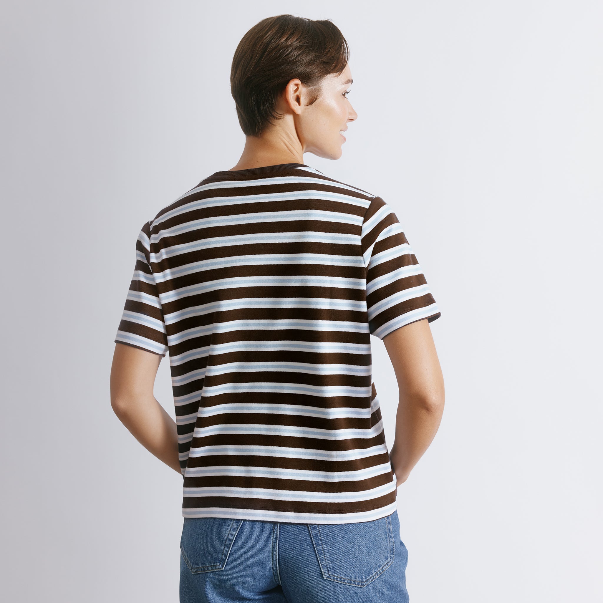 Chocolate Stripe T Shirt