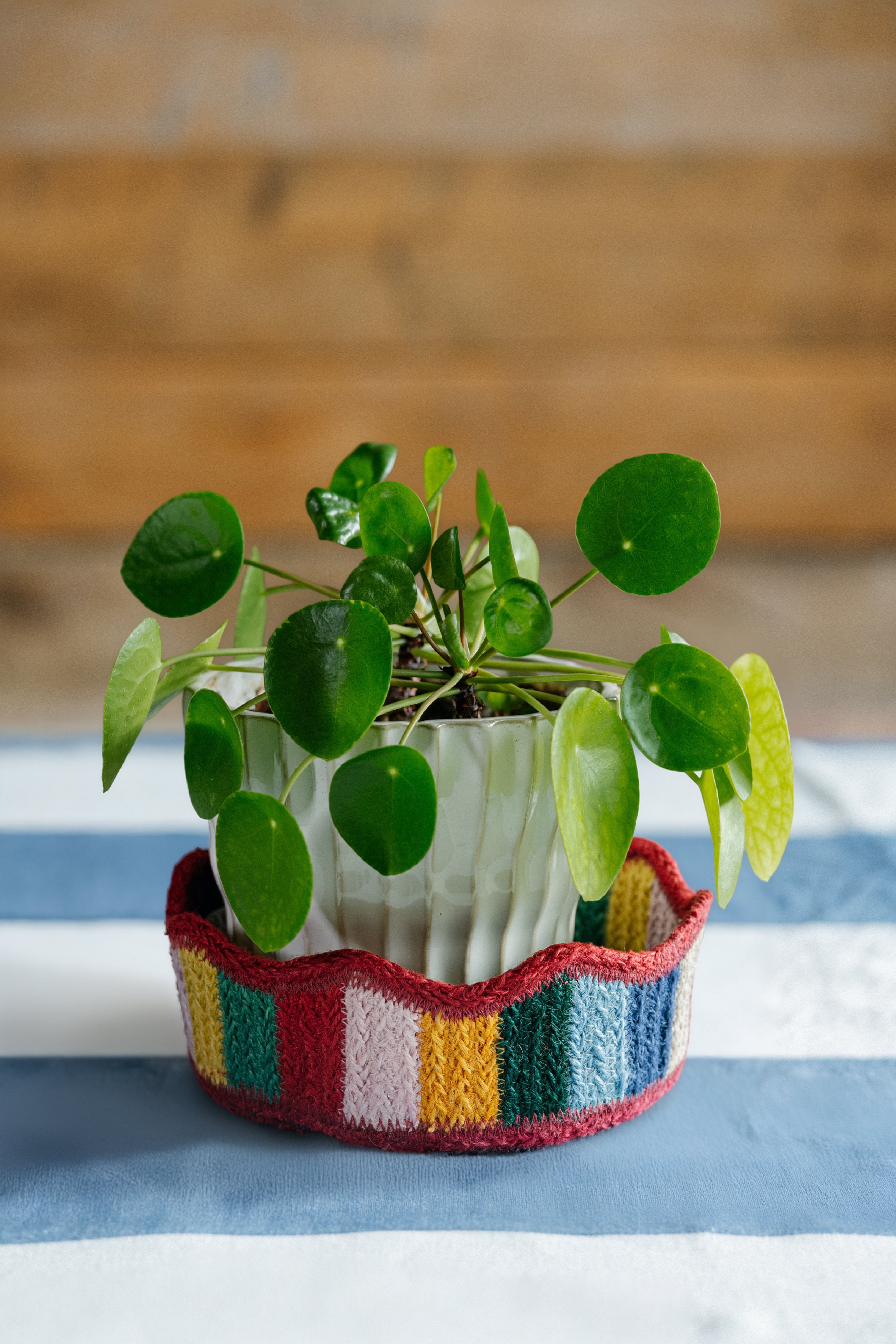 Burgundy FairGround Tulip Mini Basket