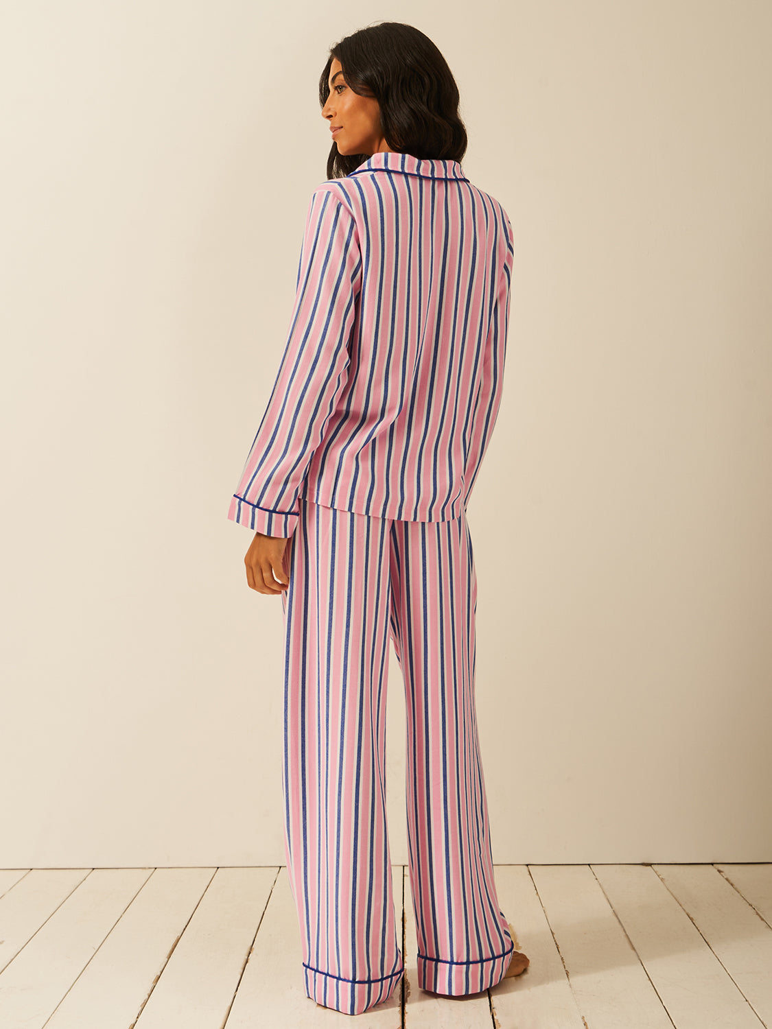 Soft Brushed Woven Pyjama Bottoms - Lazy Sunday
