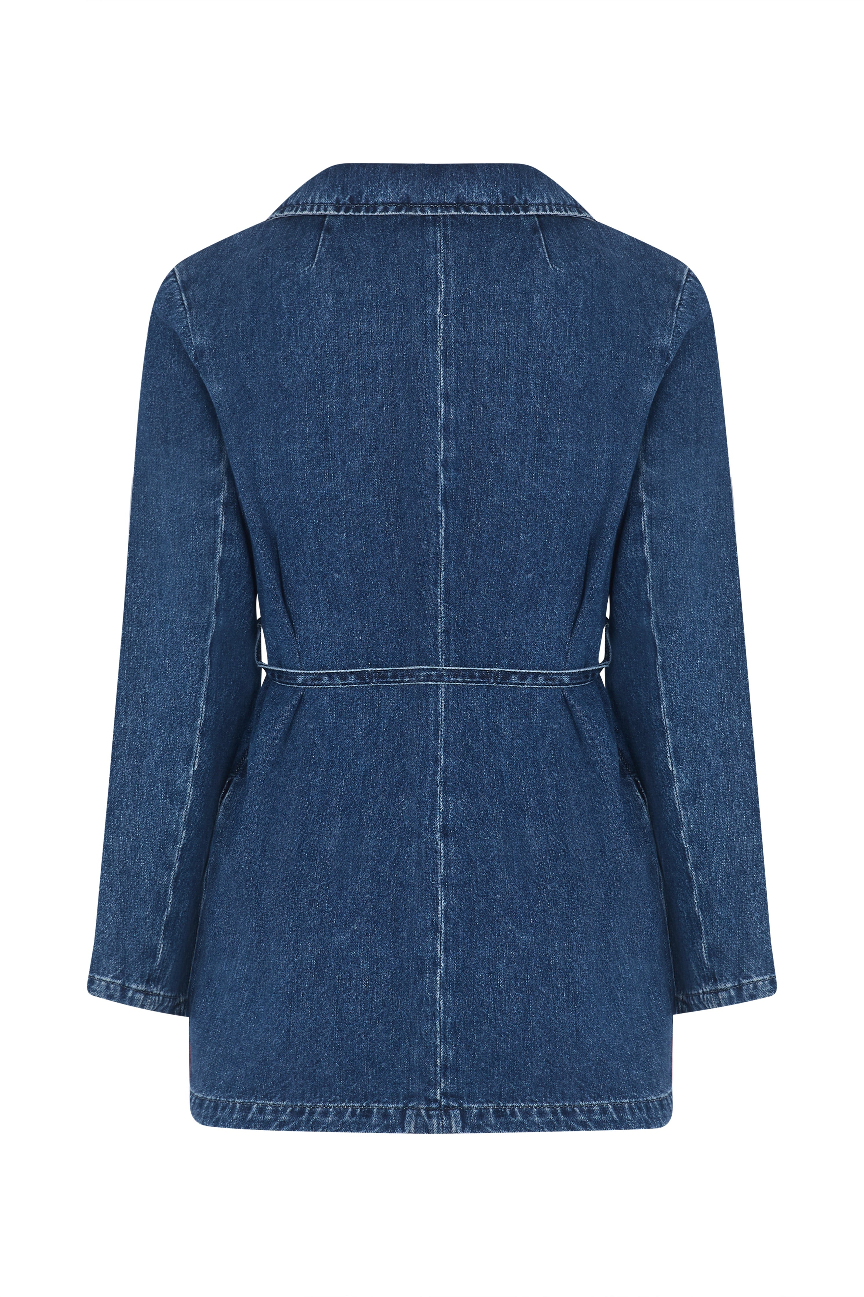 Bette Belted Denim Jacket in Phoenix