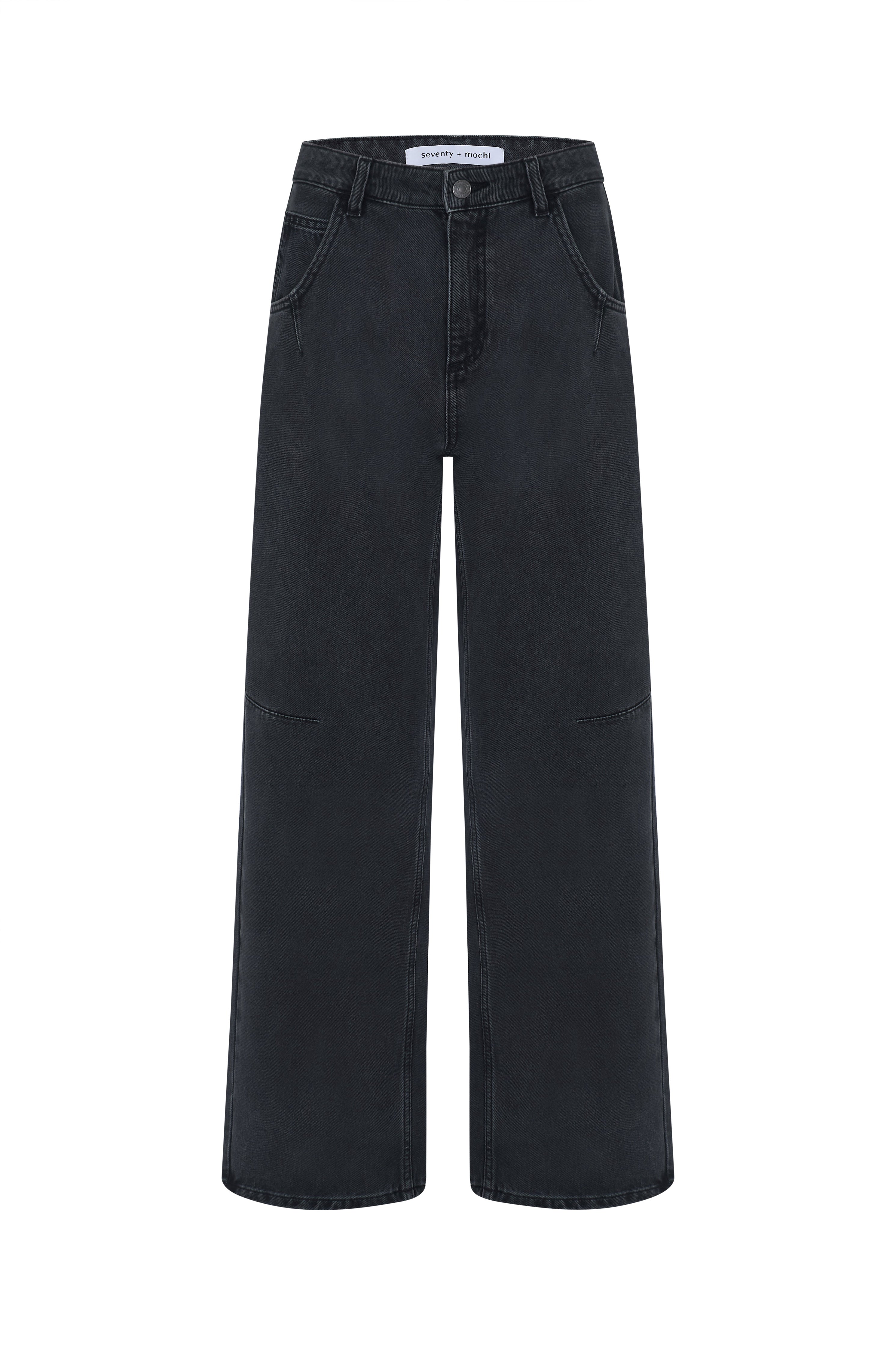 Nina Barrel Leg Jean in Raven