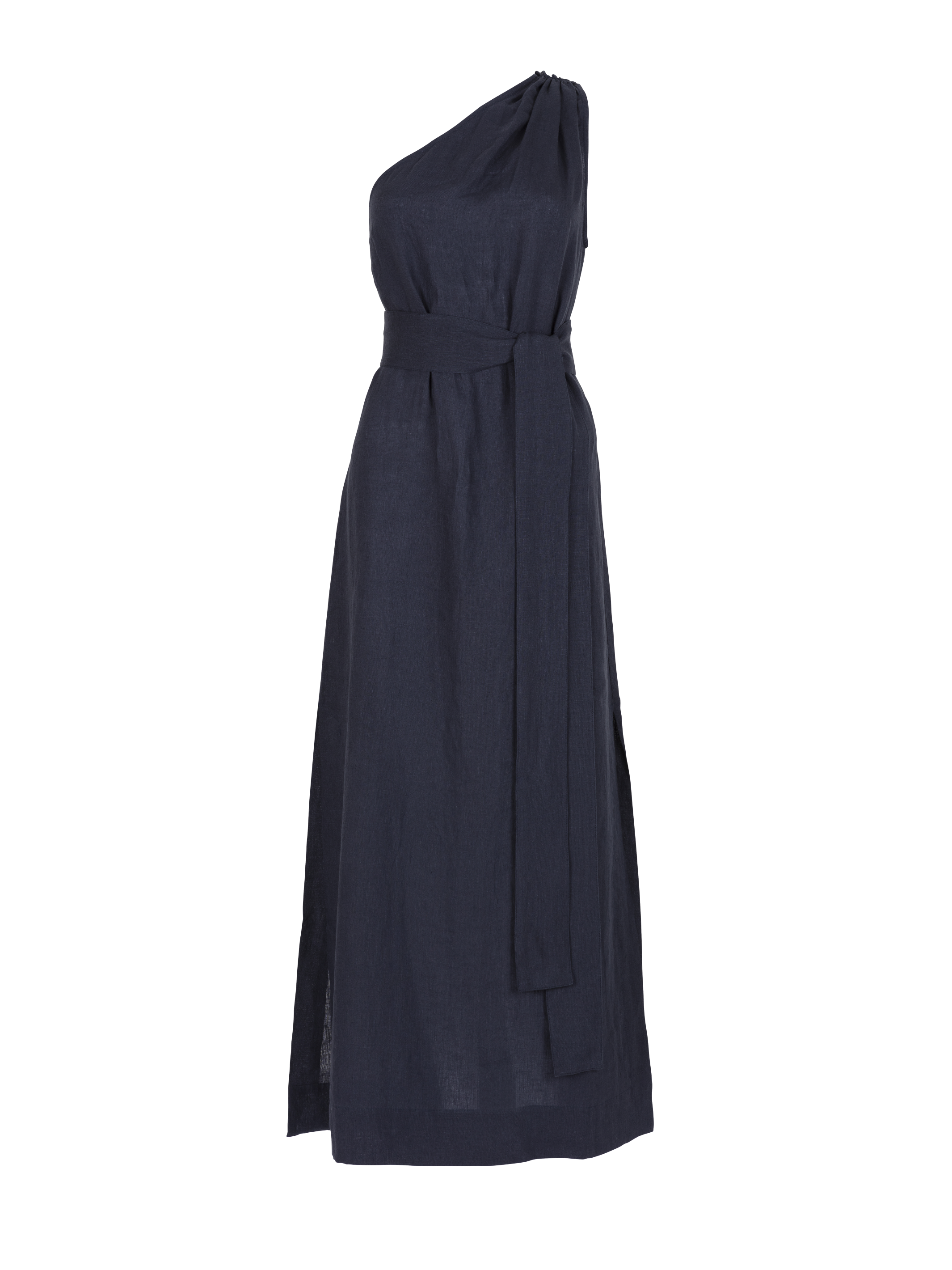 ATHENA - Midnight Linen Dress