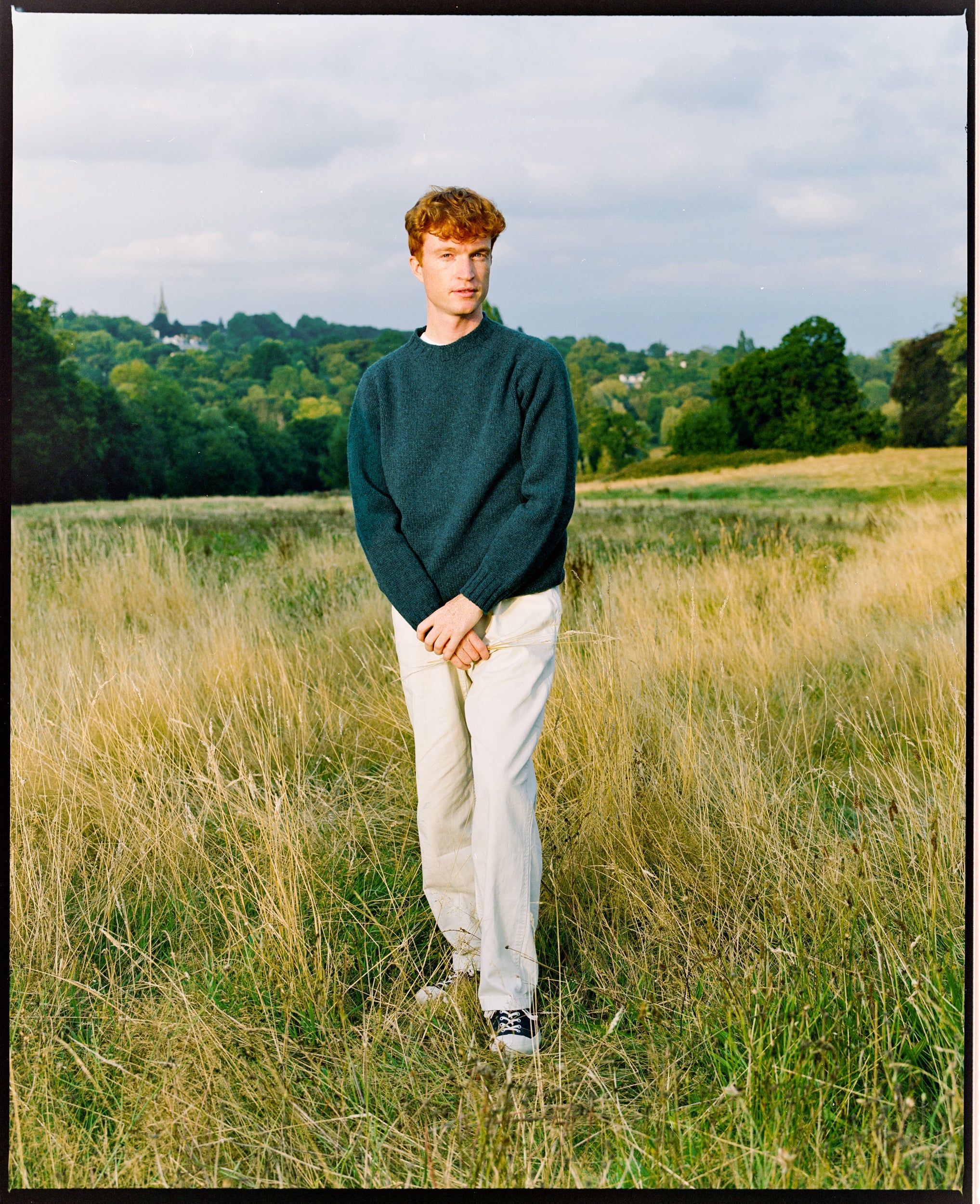 Green Chunky Merino Lambswool Jumper