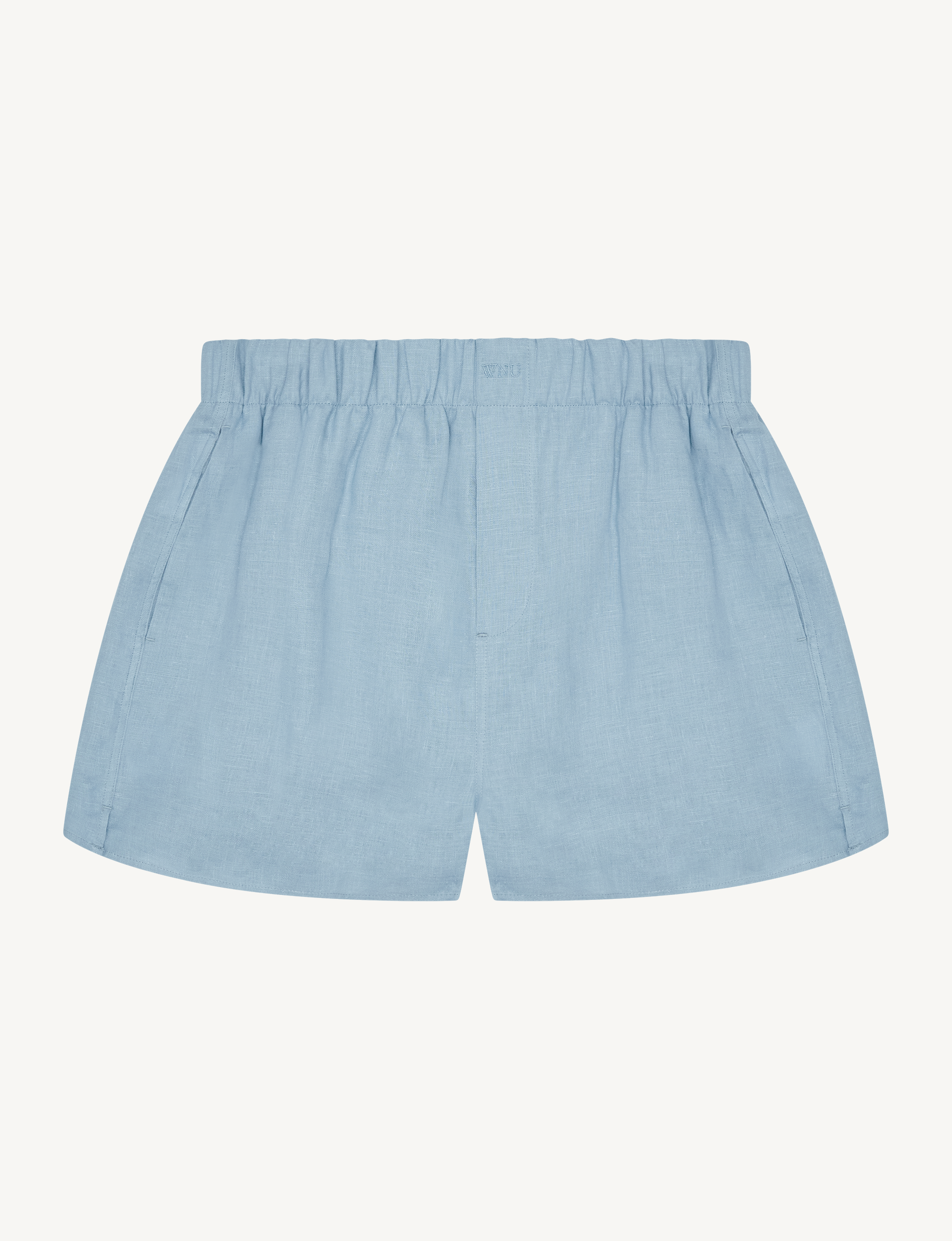 The Boxer: Linen, Storm Blue