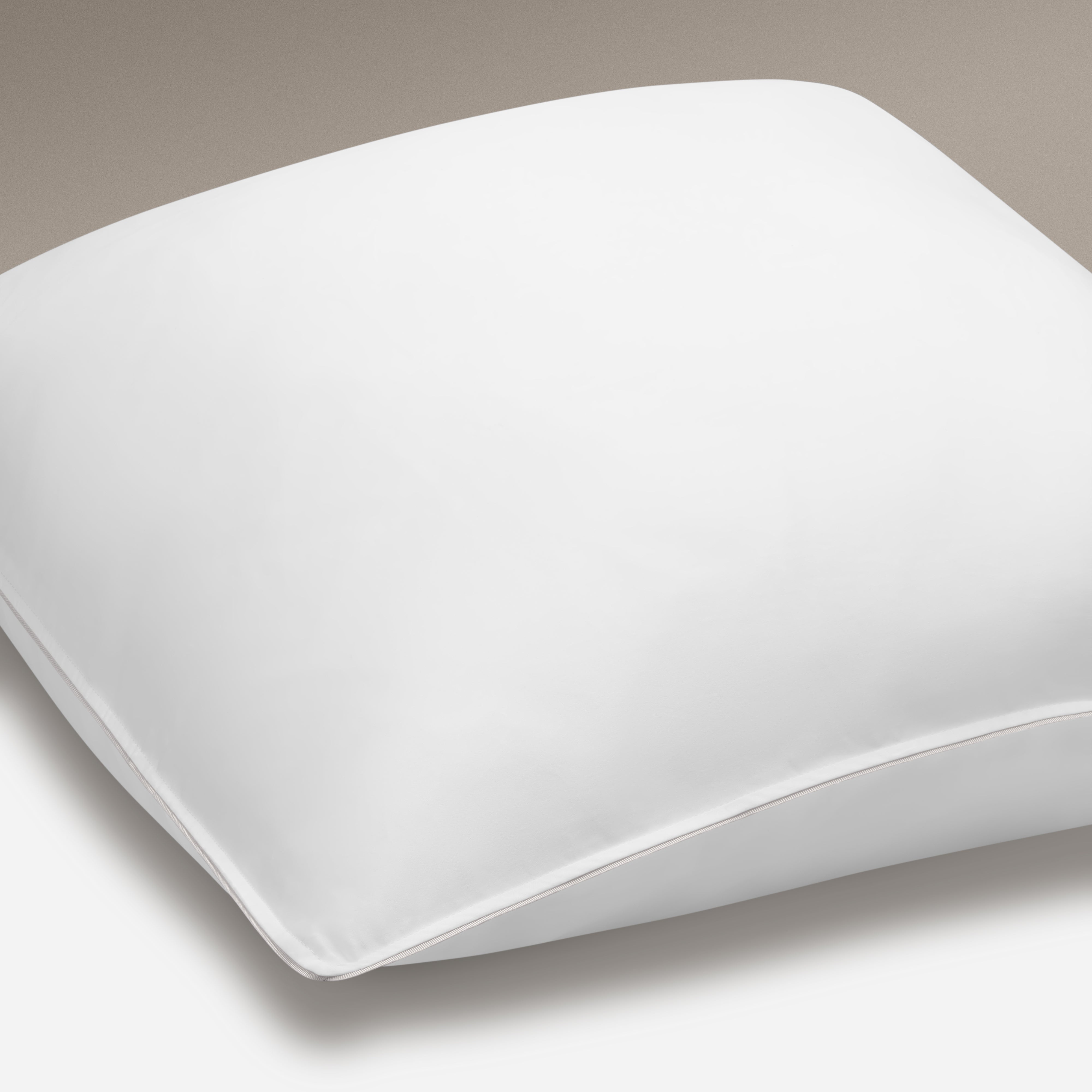 Set of 2 - Island Collection Signature Style Pillowcase - White With Silver Trim