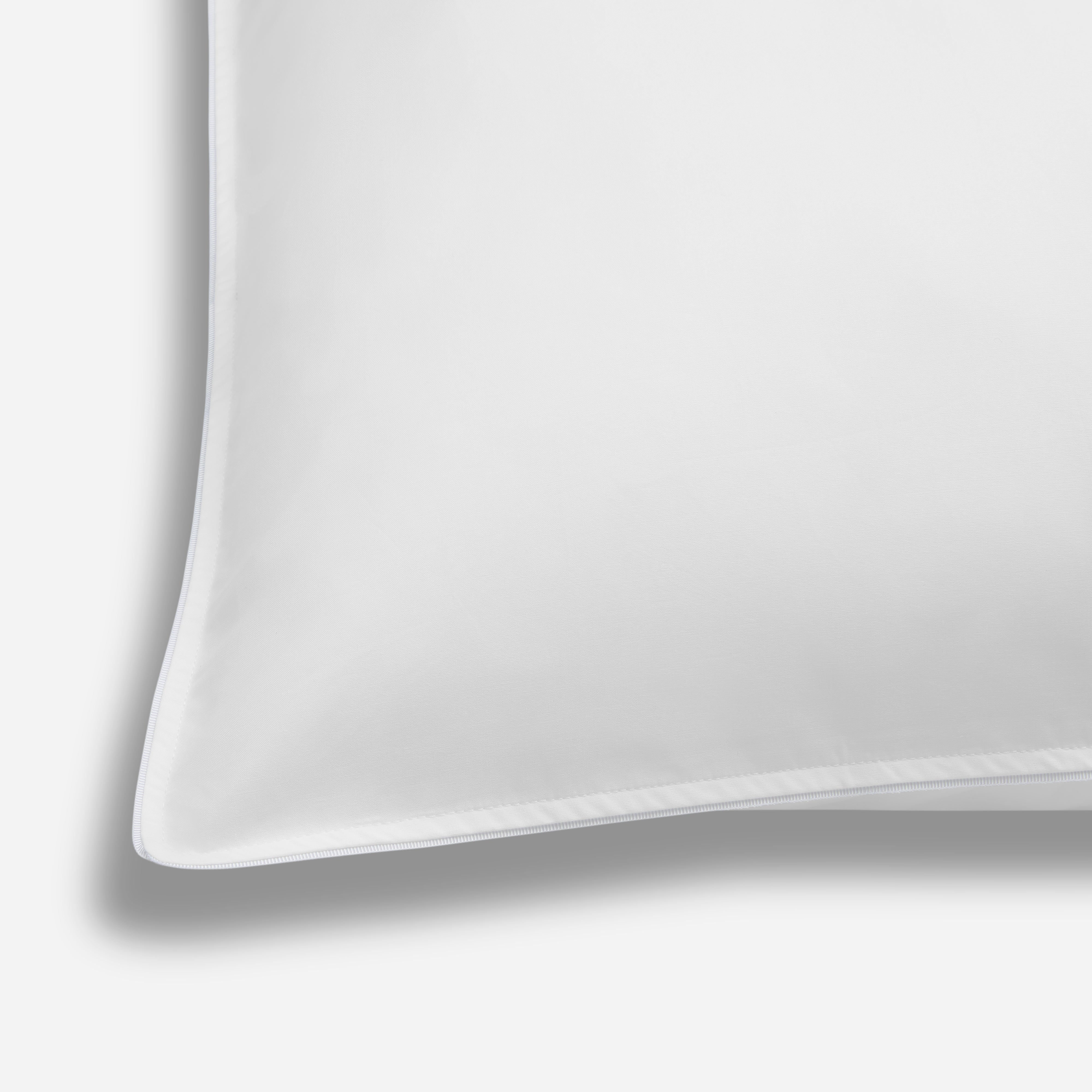 Island Pillowcase - White With White Trim