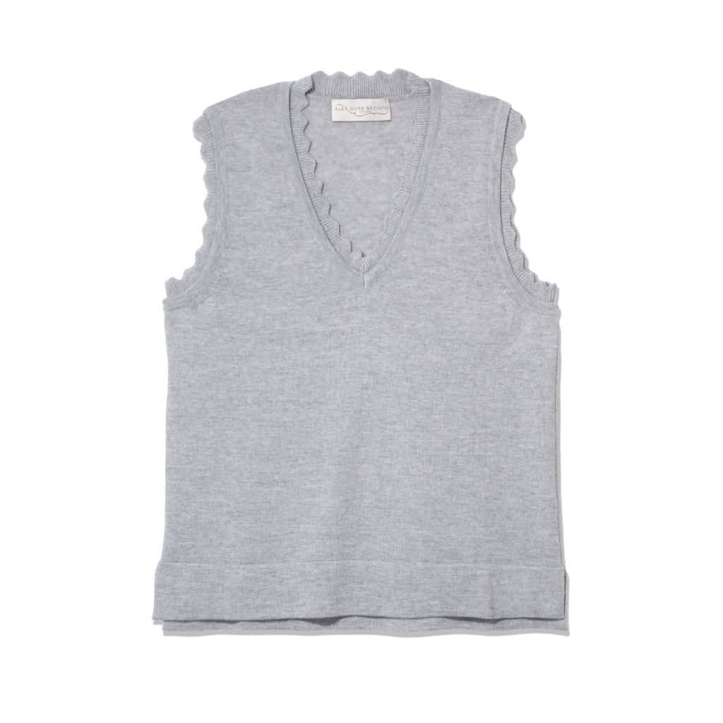 Boxy Vest - Cloudy Grey