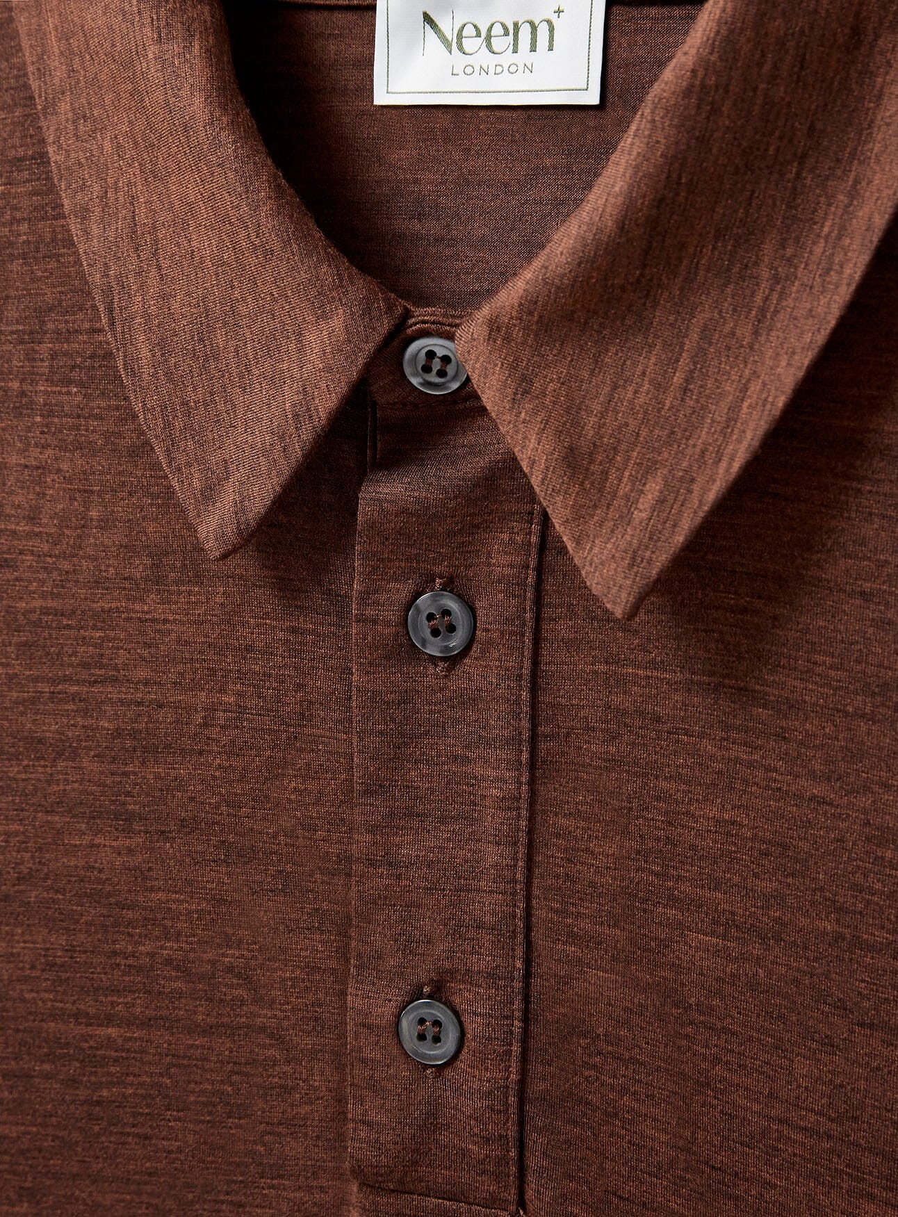 ZQ Merino Wool Jersey Hazel Long Sleeve Polo Shirt