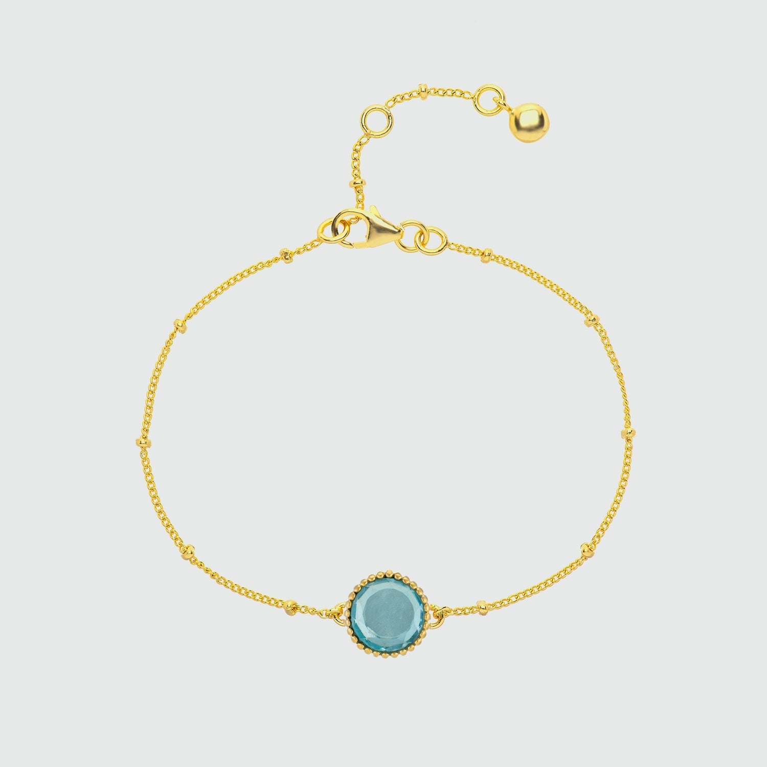 Barcelona Birthstone Gold Vermeil Bracelet