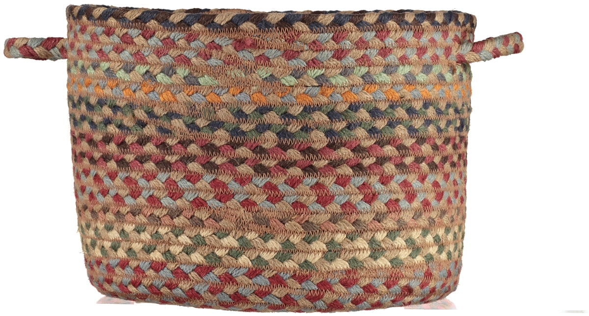 Misty Blue Jute Basket
